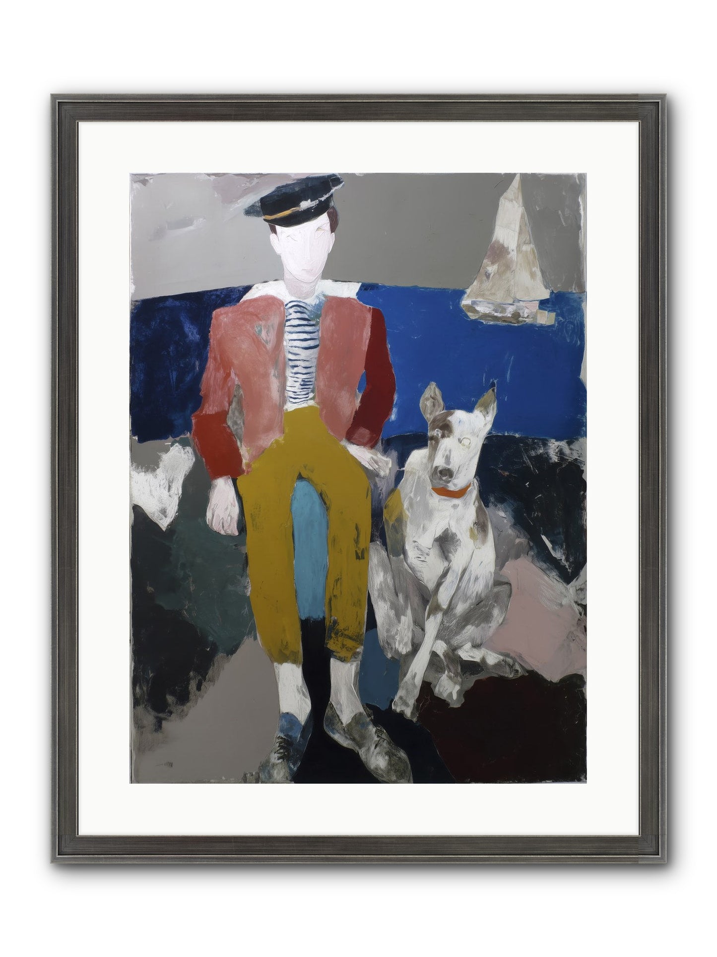 His Mortal Heart Framed Print - Slimwoods Black/Silver 18x24