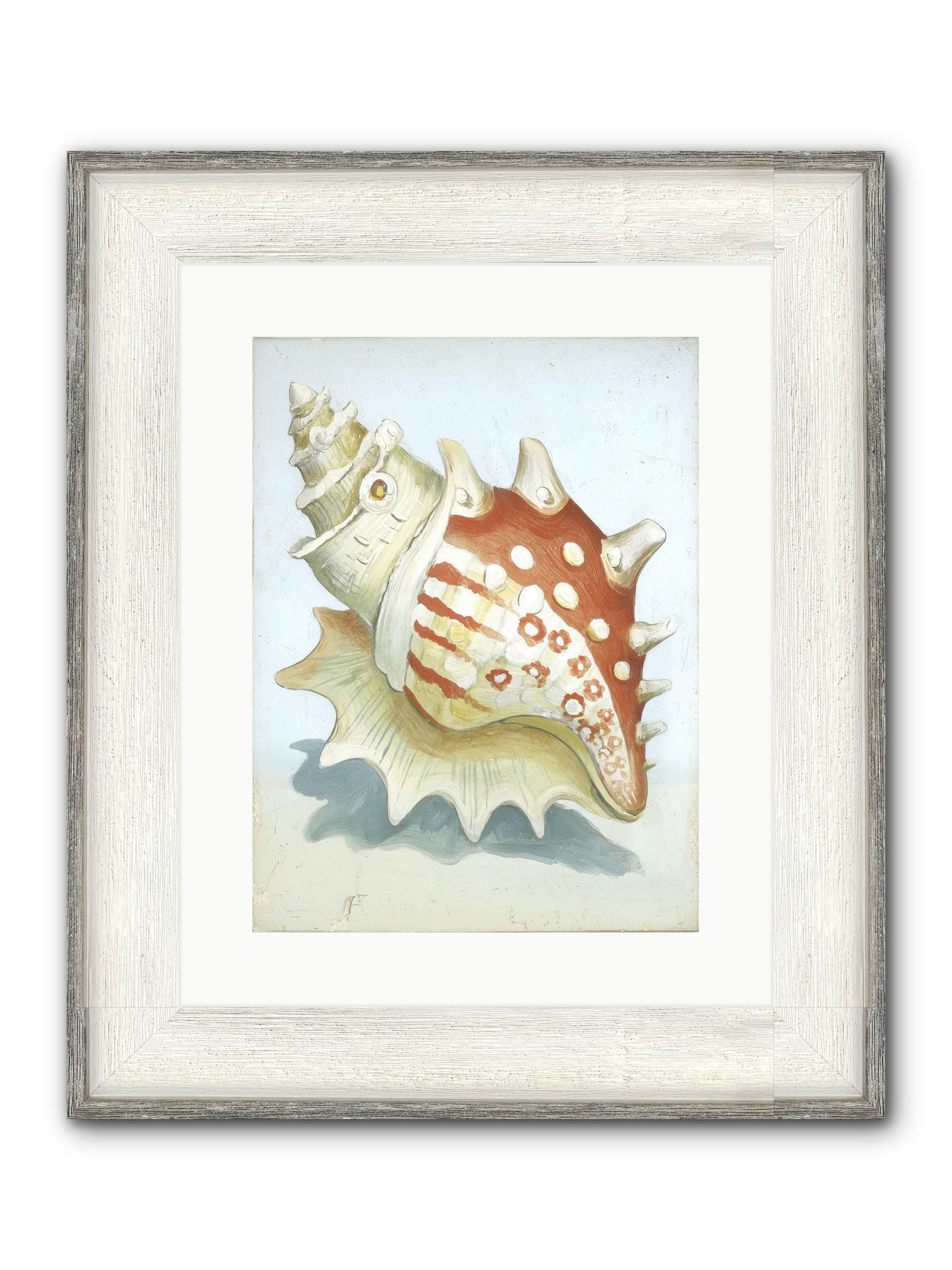 History's Voice Framed Print - Driftwood White 12x16