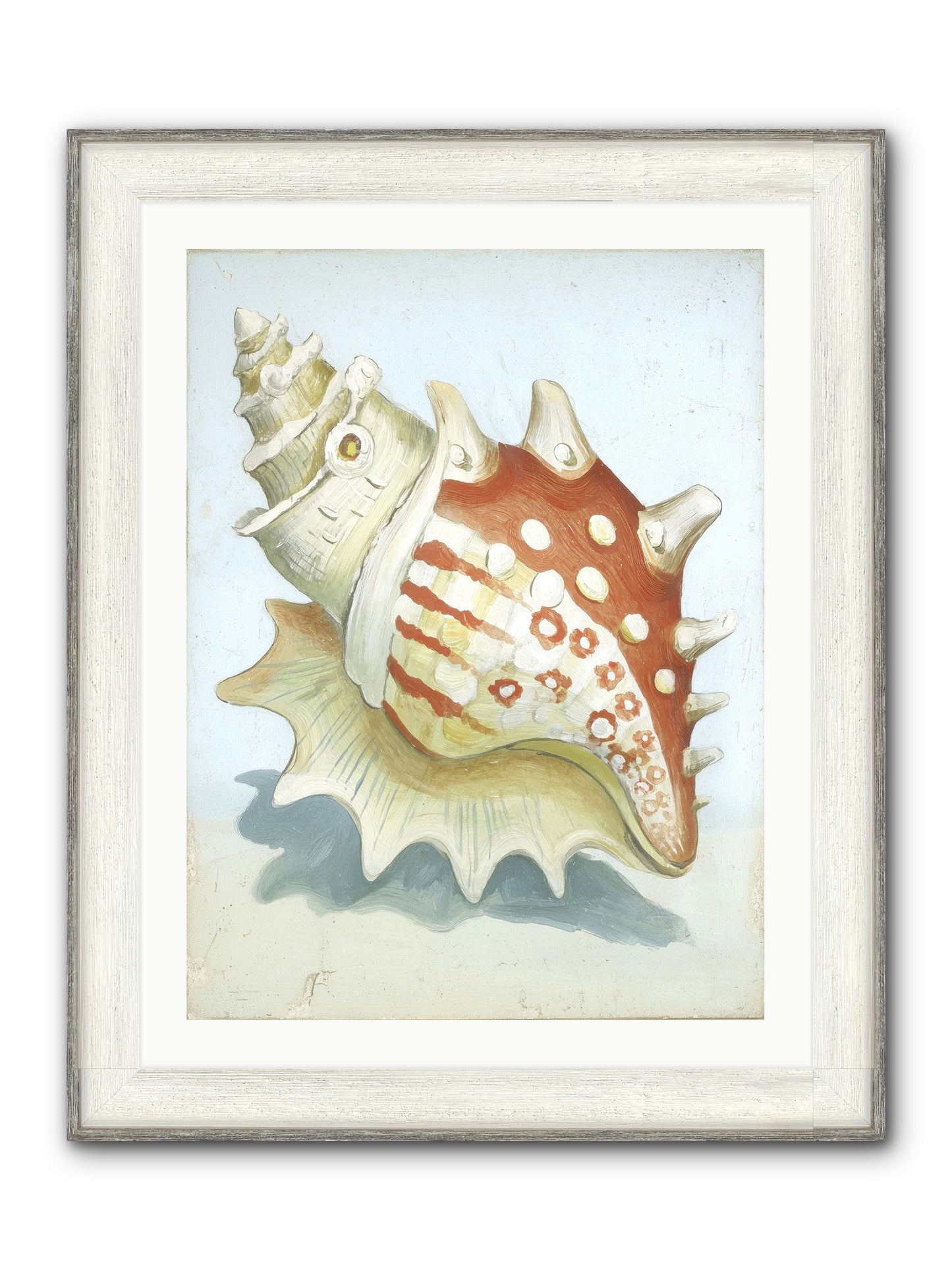 History's Voice Framed Print - Driftwood White 24x32