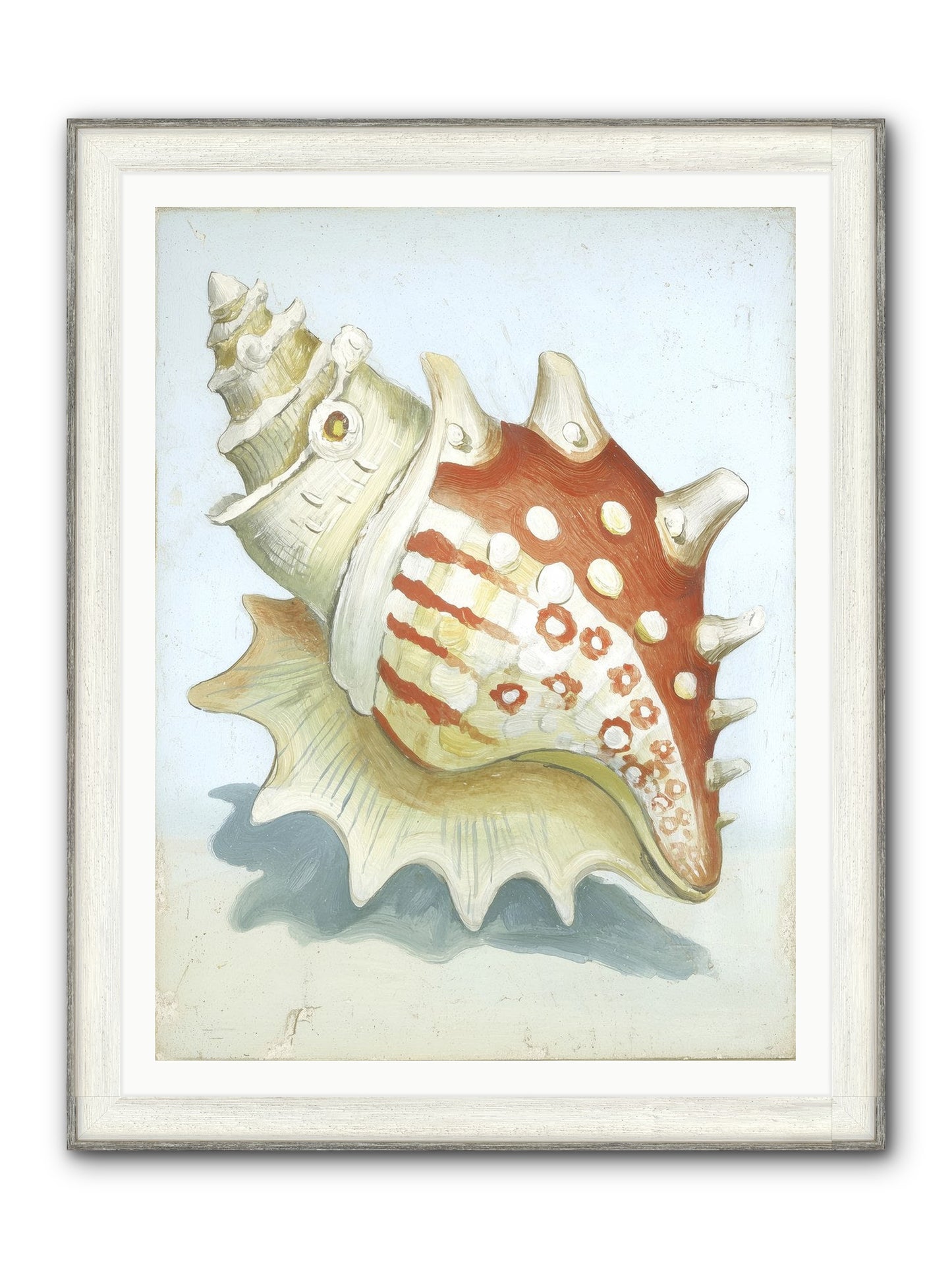 History's Voice Framed Print - Driftwood White 36x48