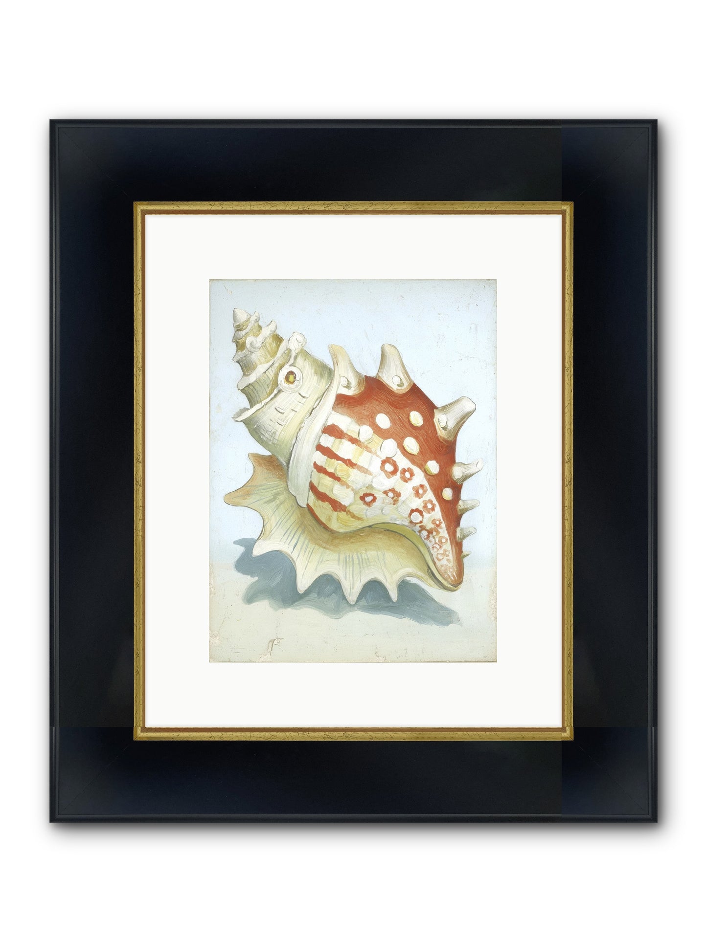 History's Voice Framed Print - Wide Black w/Gold 9x12