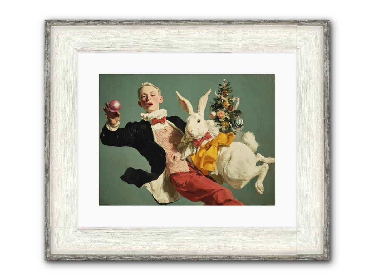 Holiday At House Clementine Framed Print - Driftwood White 16x12