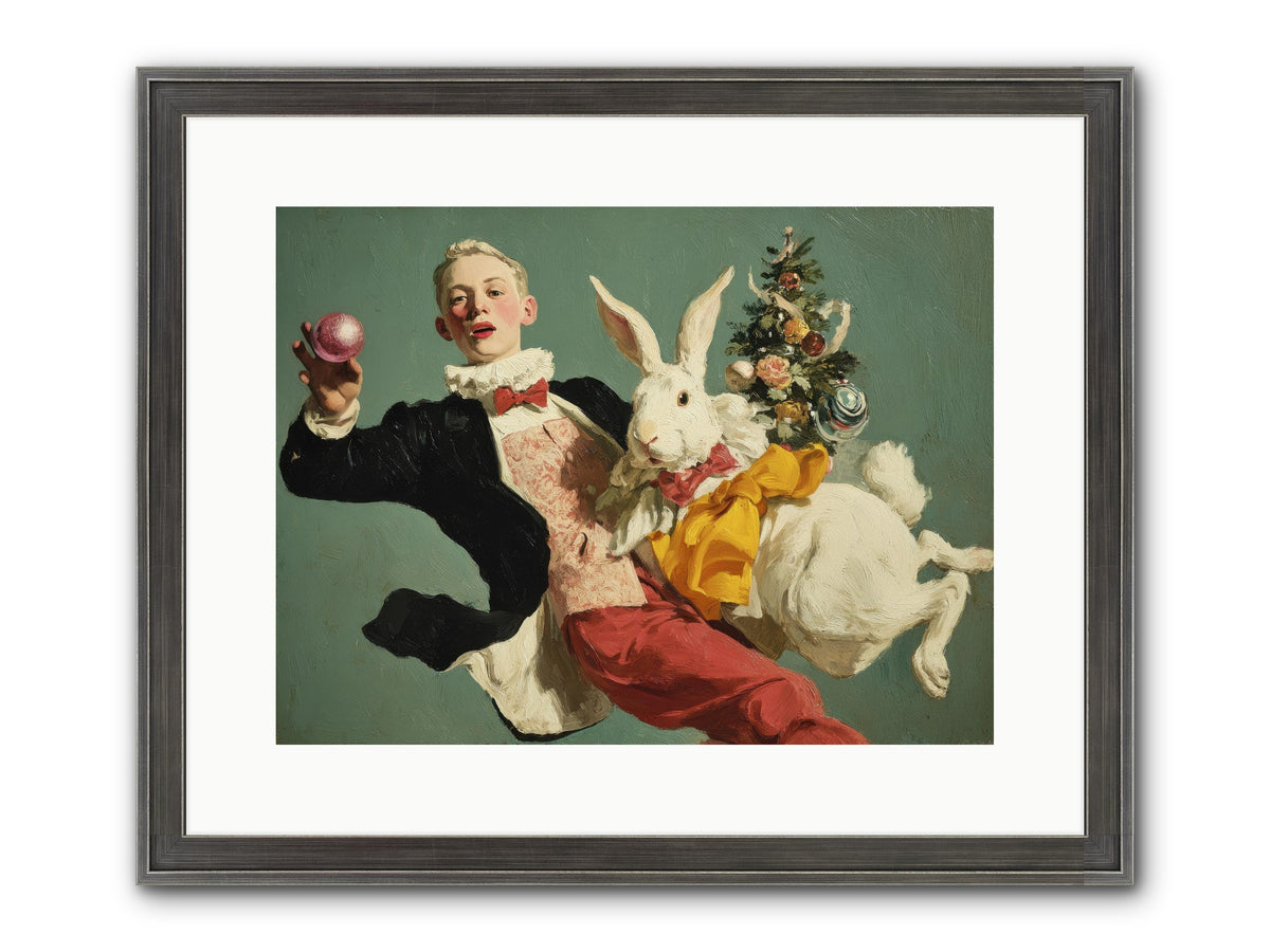 Holiday At House Clementine Framed Print - Slimwoods Black/Silver 16x12