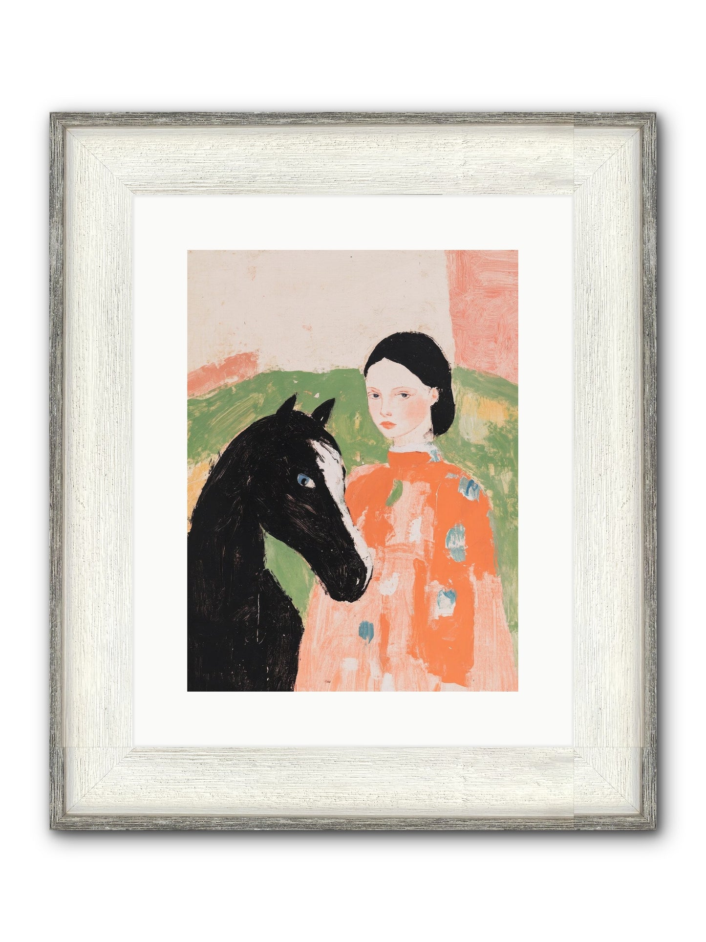 Homestead Heartstrings Framed Print - Driftwood White 12x16