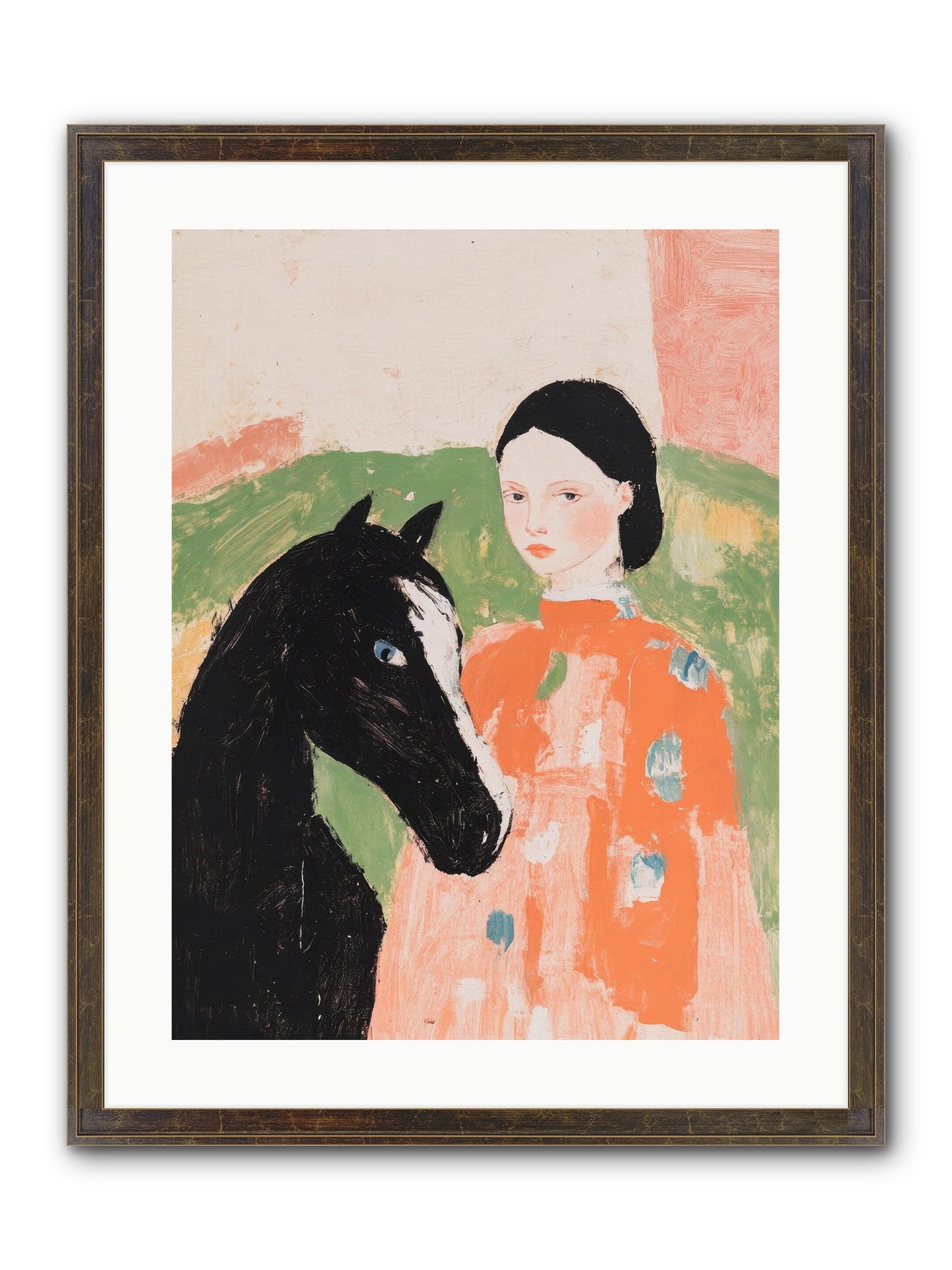 Homestead Heartstrings Framed Print - Slimwoods Black/Gold 18x24