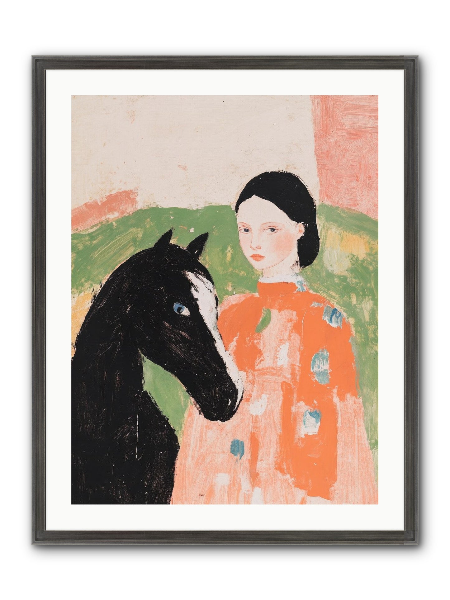 Homestead Heartstrings Framed Print - Slimwoods Black/Silver 24x32