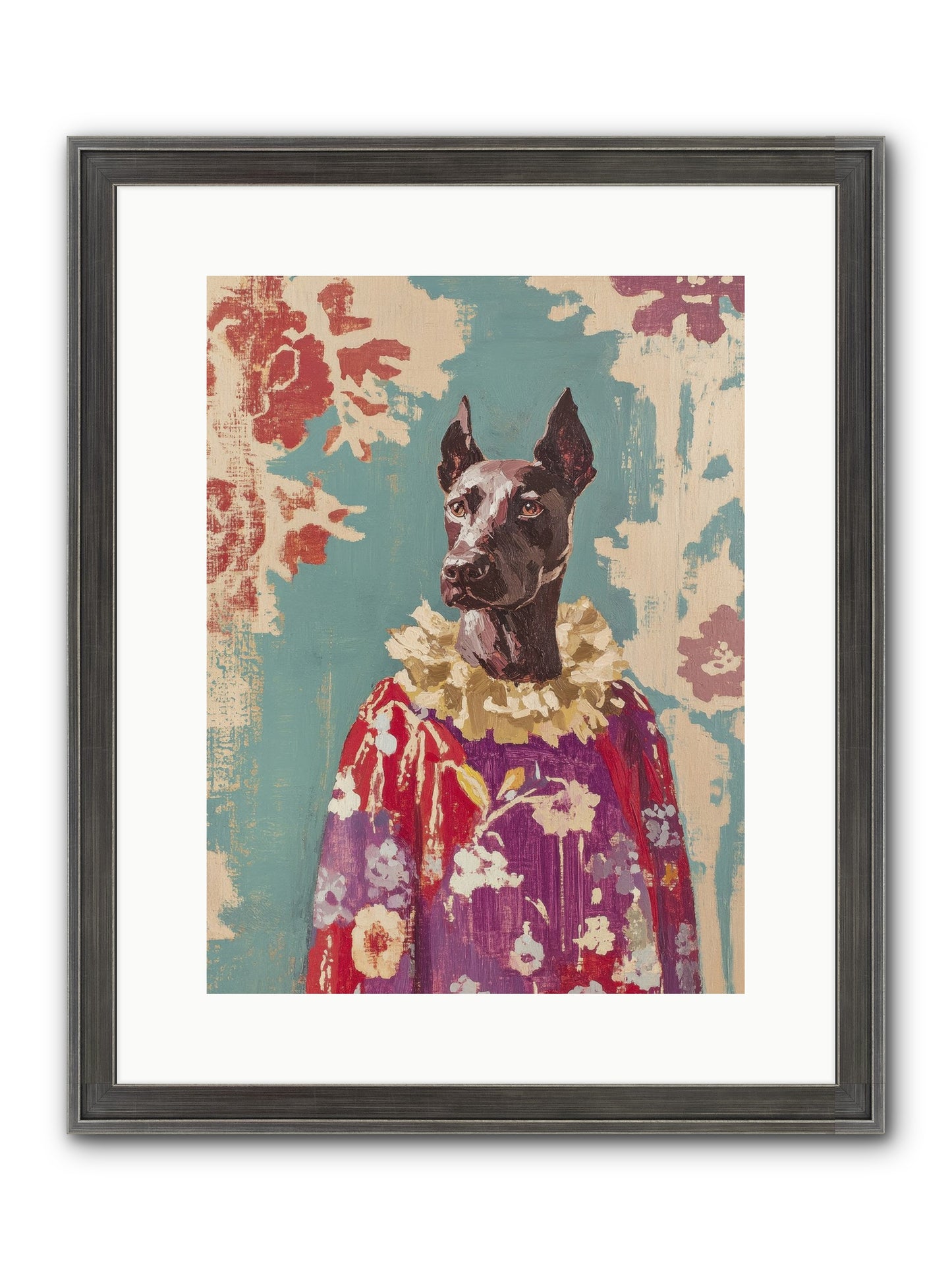 Honey Cake Framed Print - Slimwoods Black/Silver 12x16
