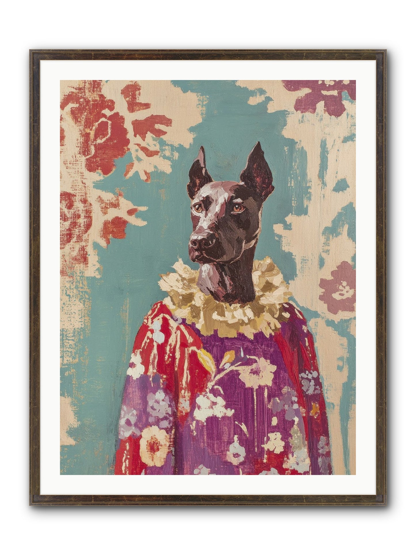 Honey Cake Framed Print - Slimwoods Black/Gold 30x40