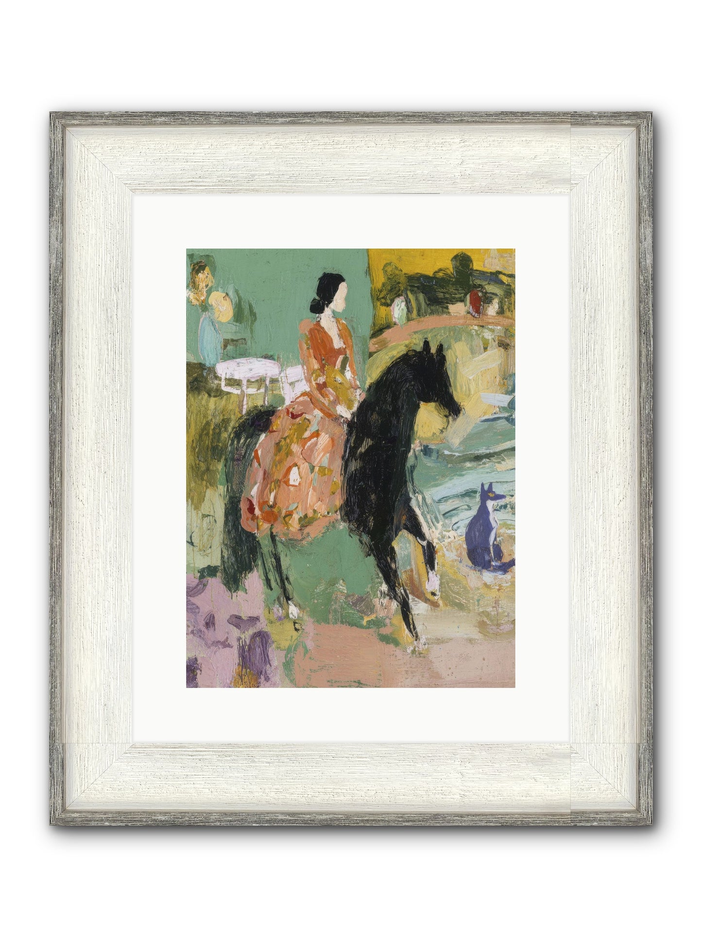 Honey-Dipped & Heavenly Framed Print - Driftwood White 12x16