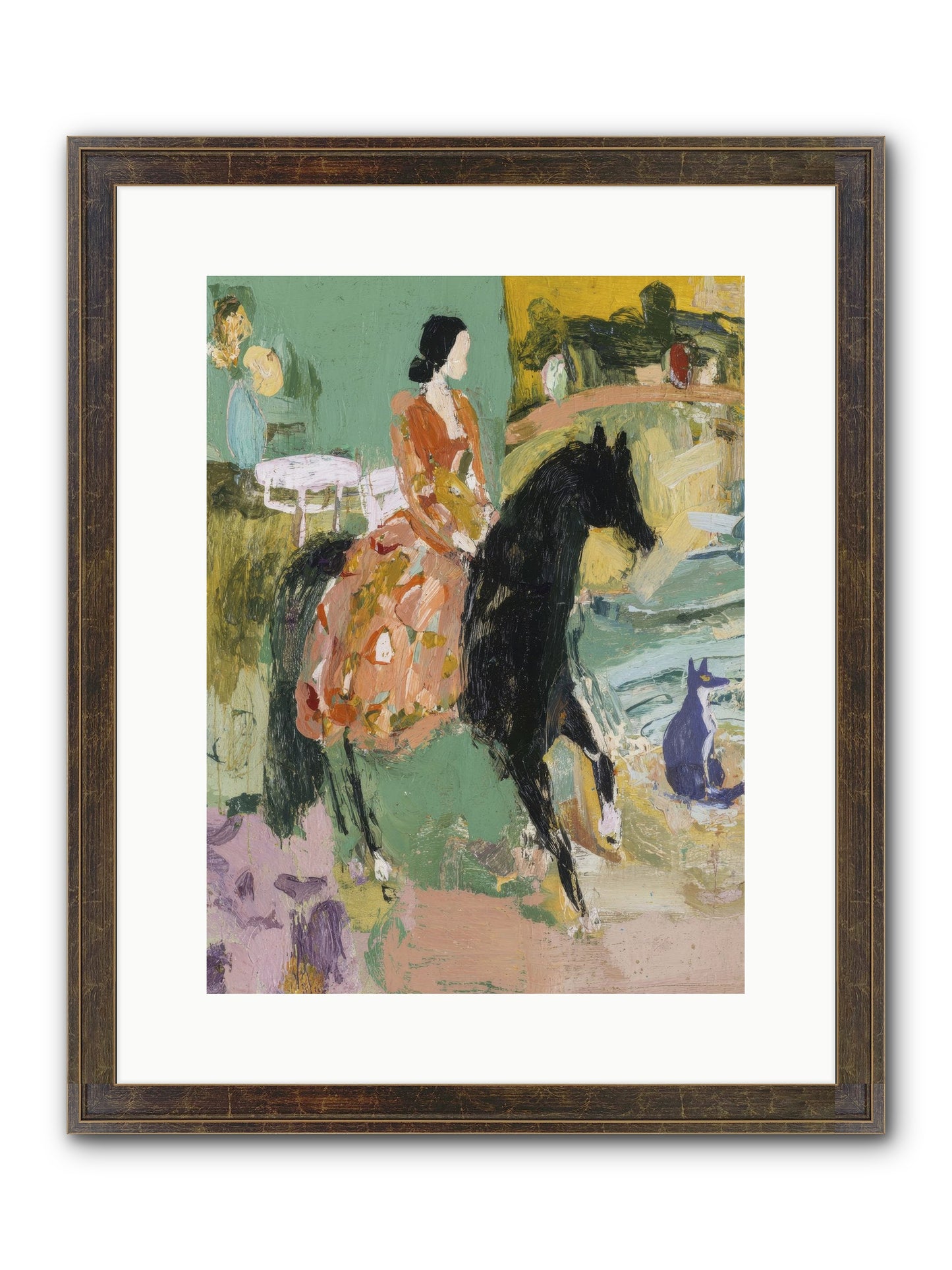 Honey-Dipped & Heavenly Framed Print - Slimwoods Black/Gold 12x16