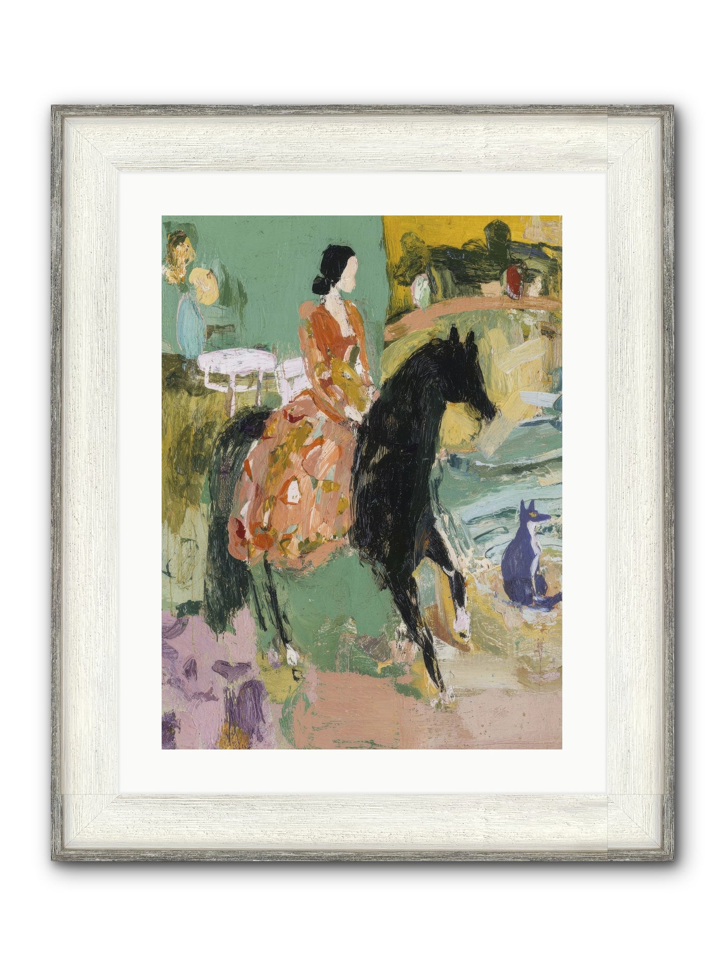 Honey-Dipped & Heavenly Framed Print - Driftwood White 18x24