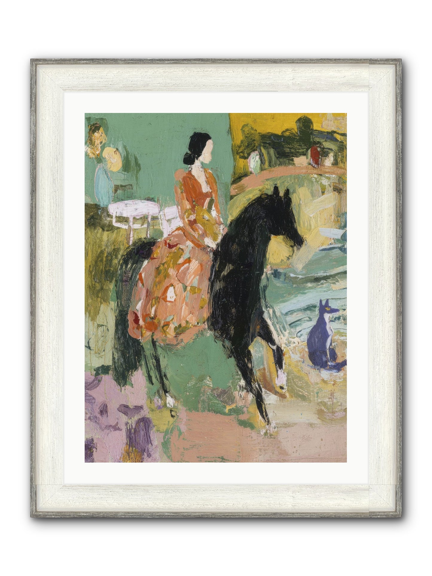 Honey-Dipped & Heavenly Framed Print - Driftwood White 24x32
