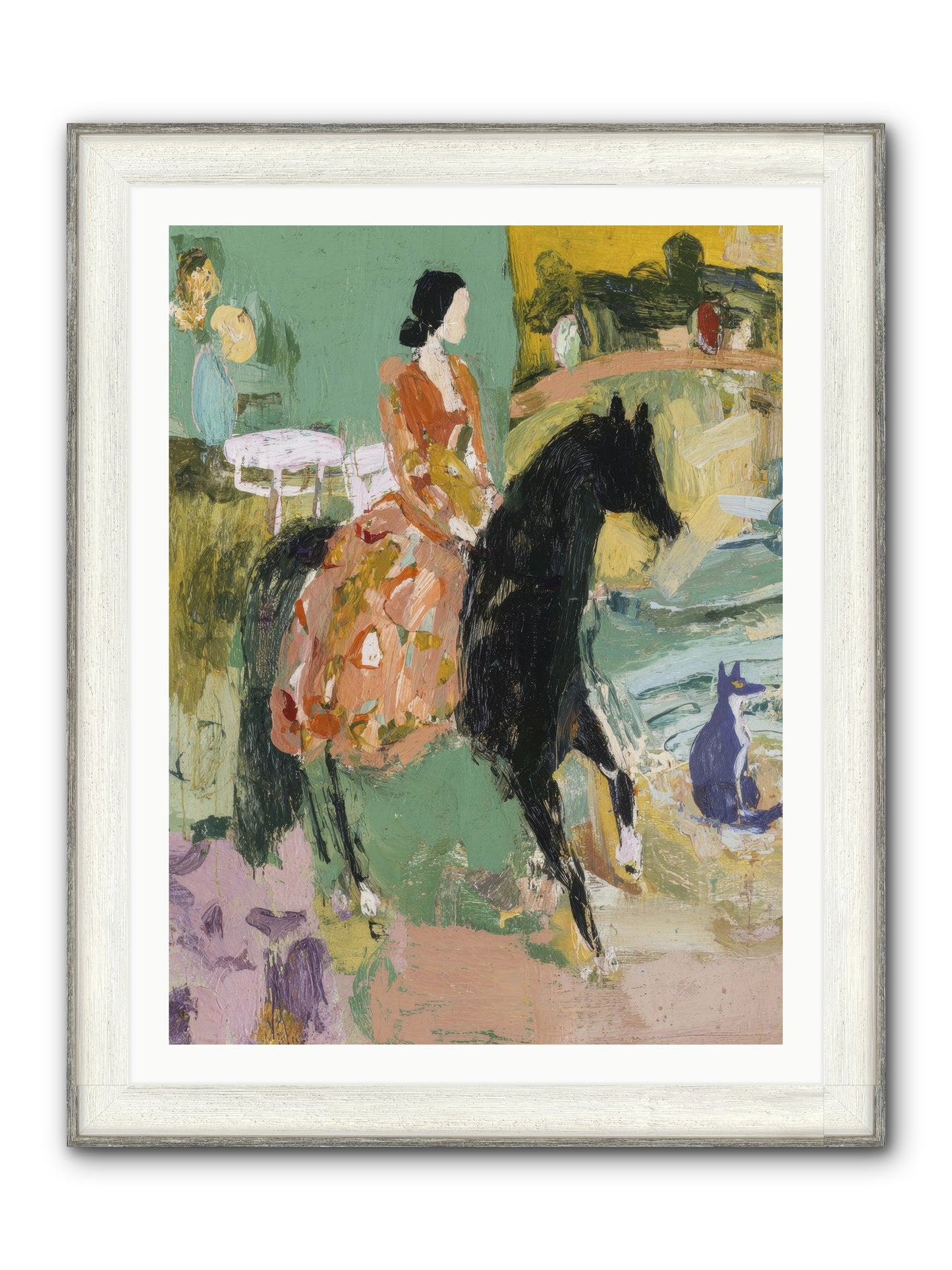 Honey-Dipped & Heavenly Framed Print - Driftwood White 30x40