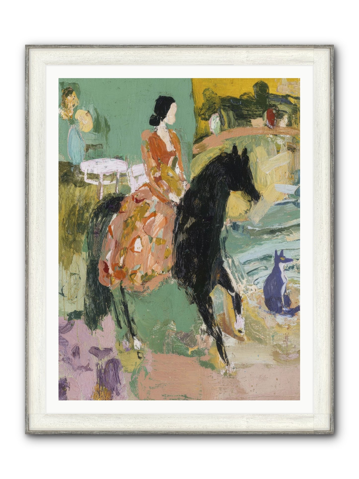 Honey-Dipped & Heavenly Framed Print - Driftwood White 36x48