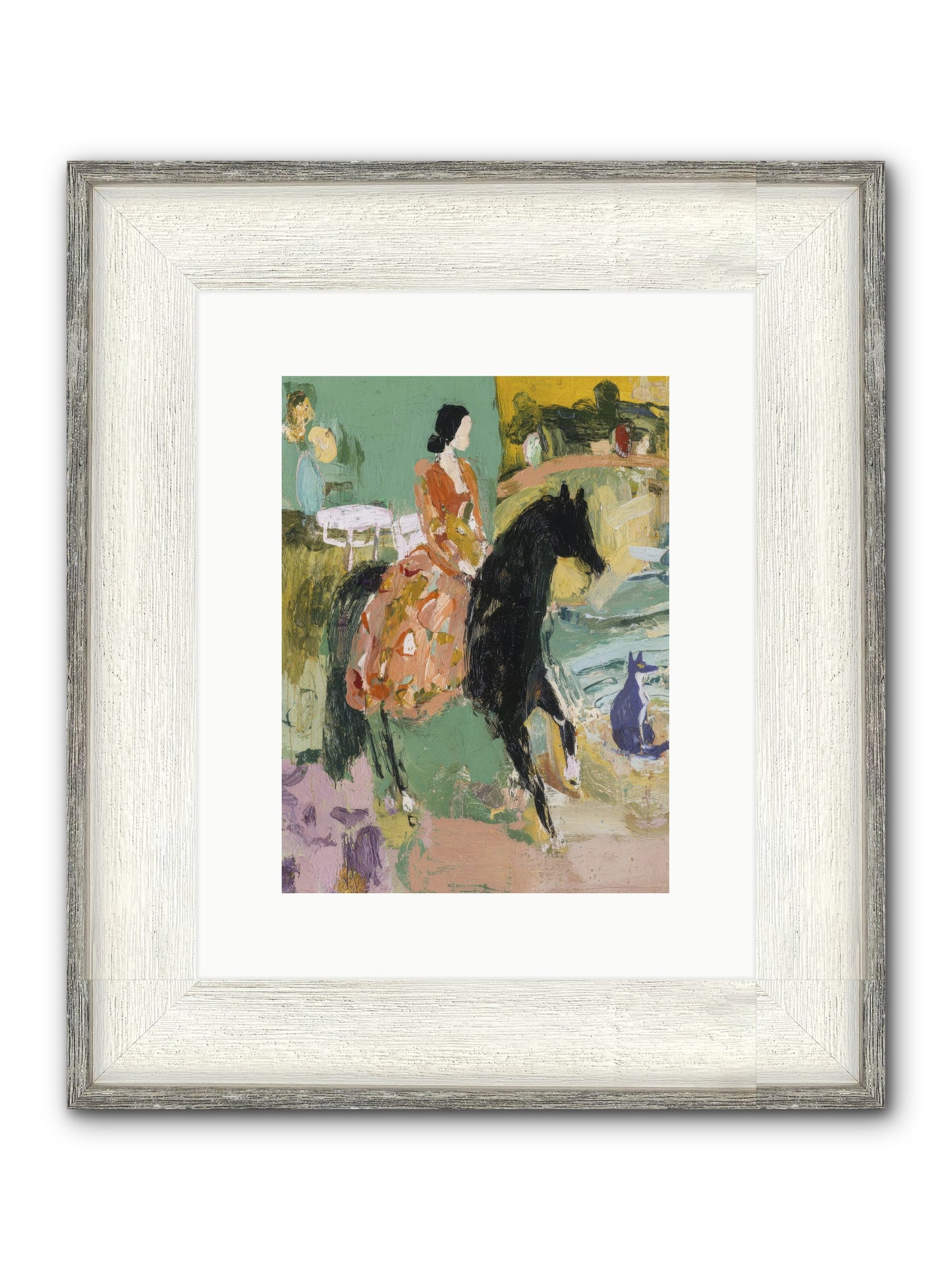 Honey-Dipped & Heavenly Framed Print - Driftwood White 9x12