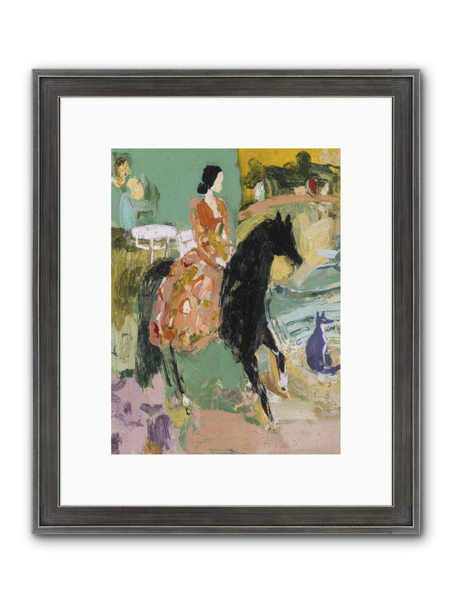 Honey-Dipped & Heavenly Framed Print - Slimwoods Black/Silver 9x12
