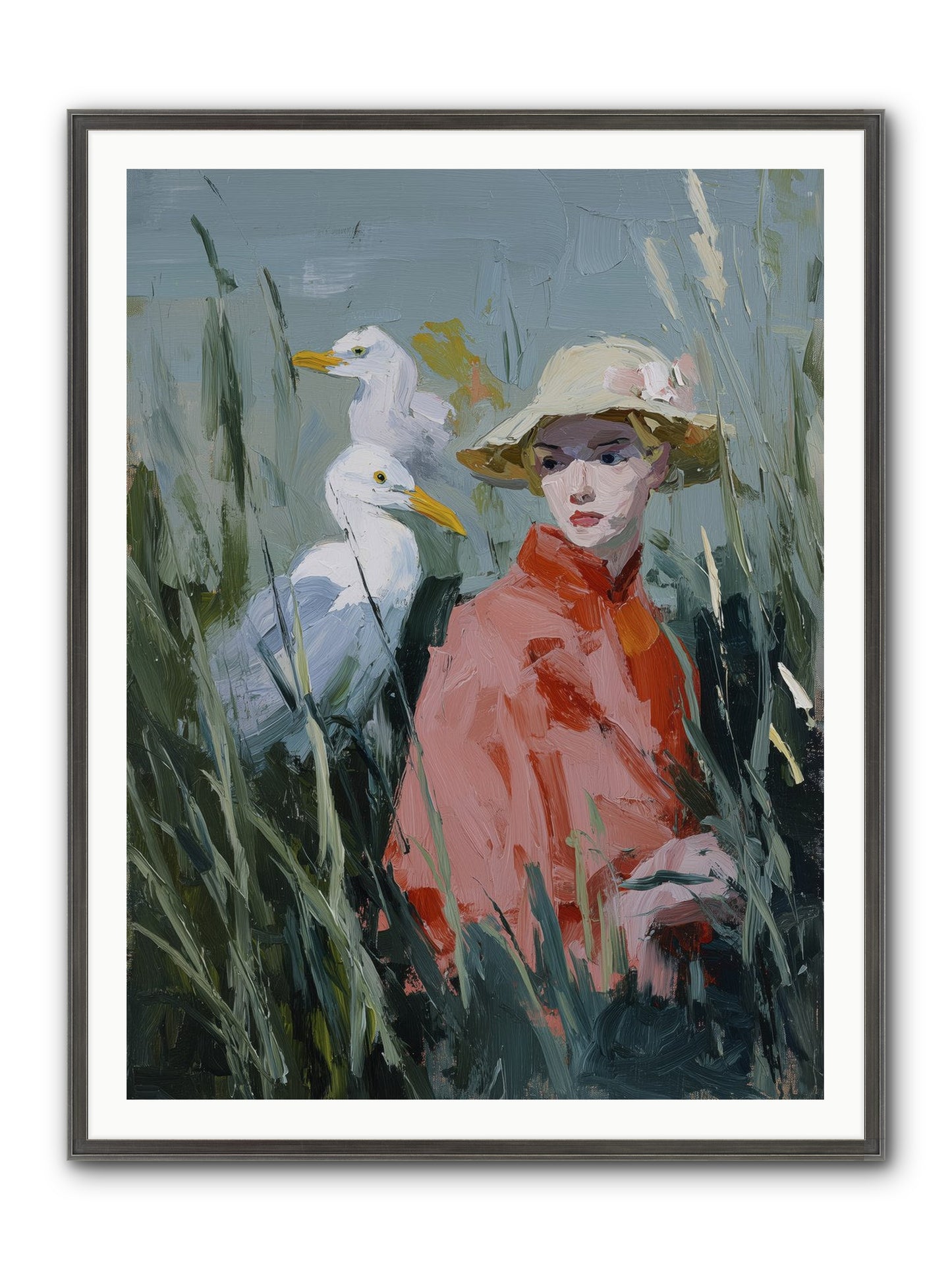 Honey Dreams Framed Print - Slimwoods Black/Silver 36x48