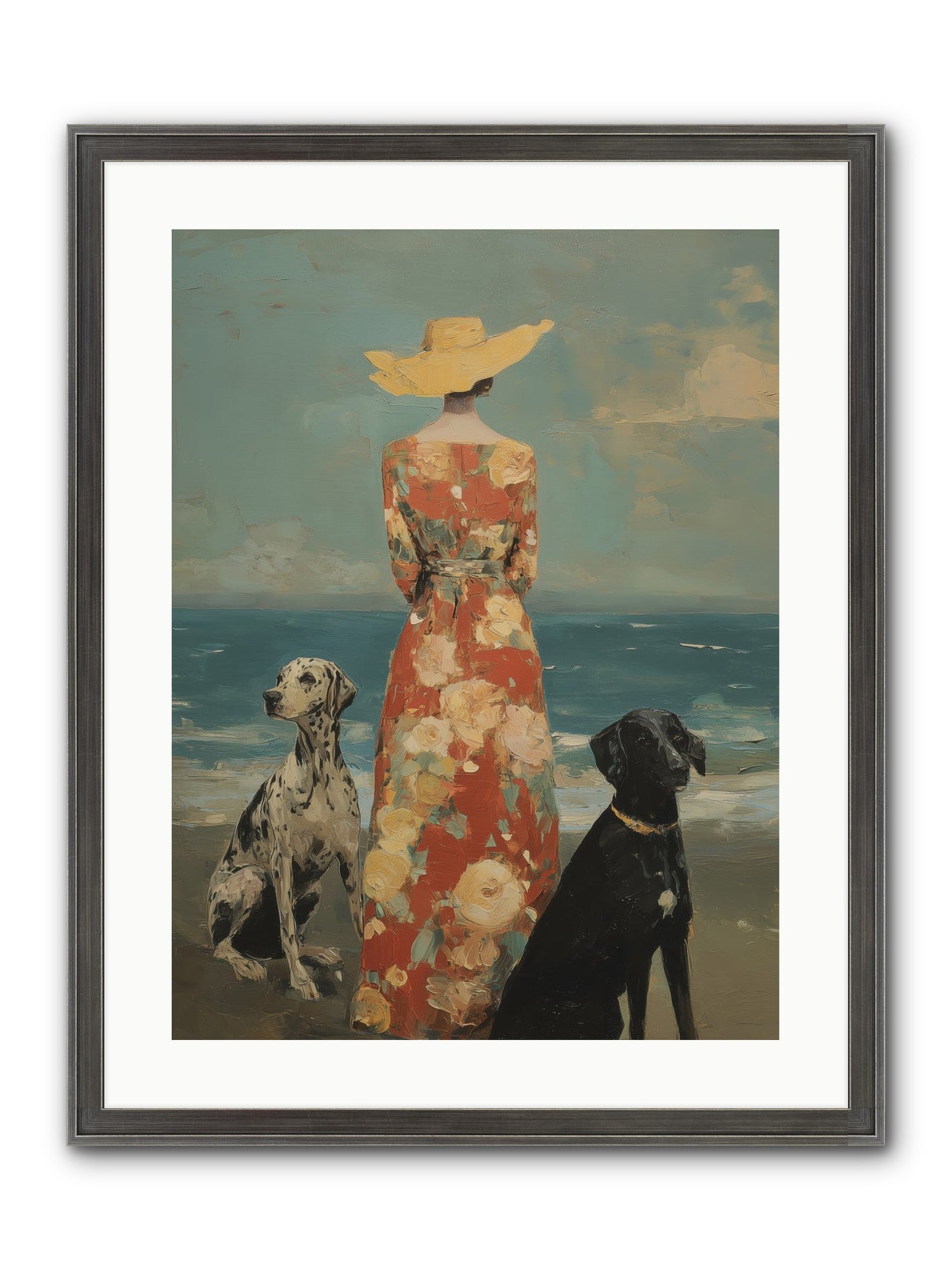 Honey-glazed Mornings Framed Print - Slimwoods Black/Silver 18x24