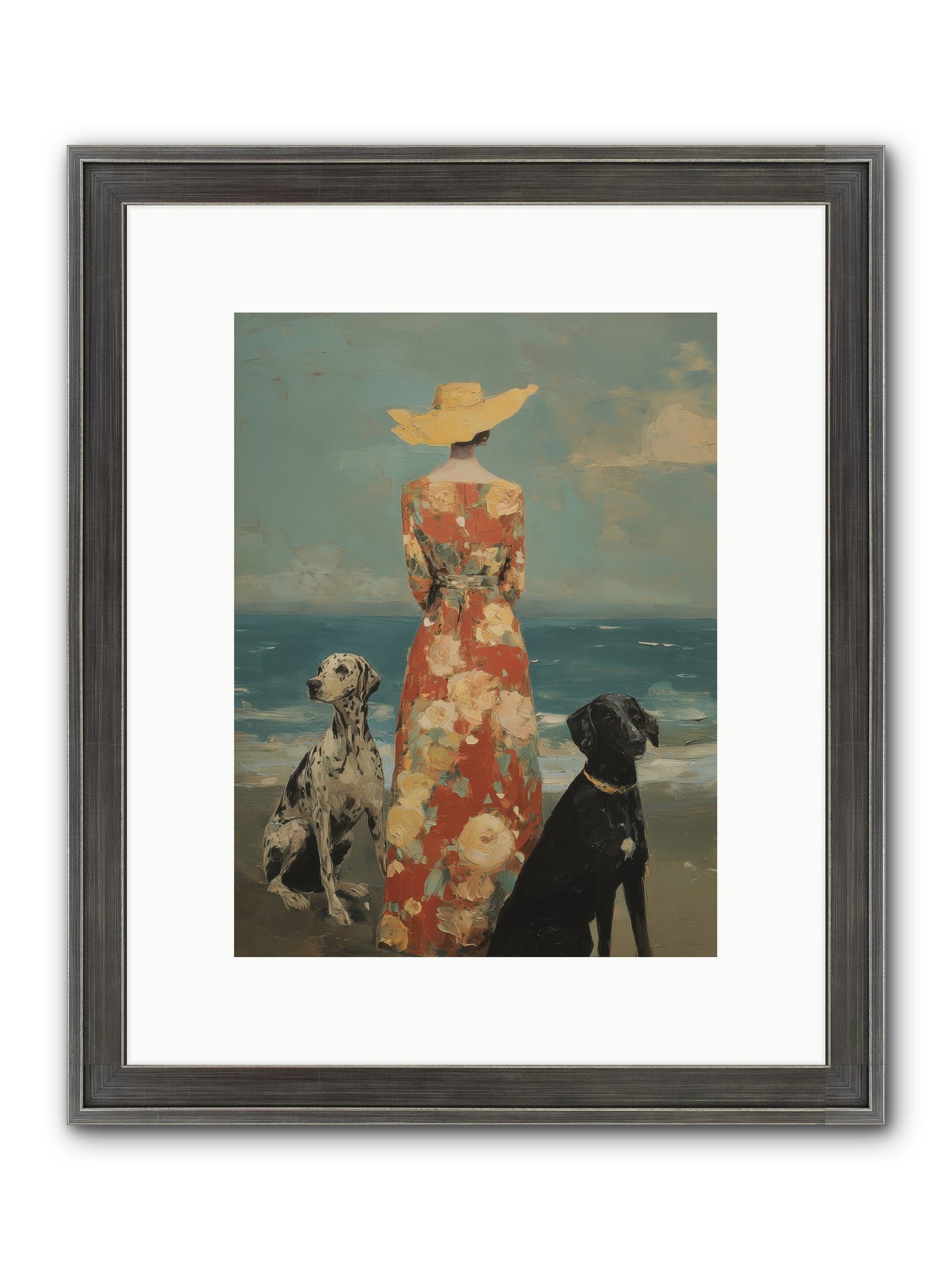 Honey-glazed Mornings Framed Print - Slimwoods Black/Silver 9x12