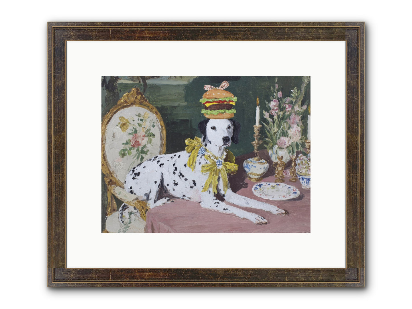 Honeyed Moments Pause Framed Print - Slimwoods Black/Gold 12x9