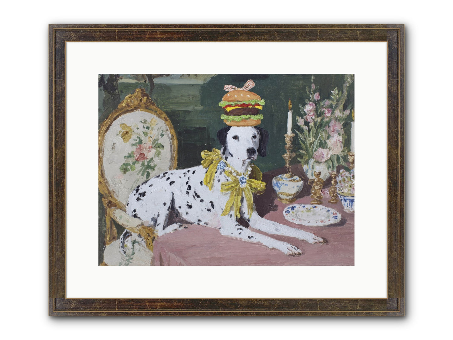 Honeyed Moments Pause Framed Print - Slimwoods Black/Gold 16x12