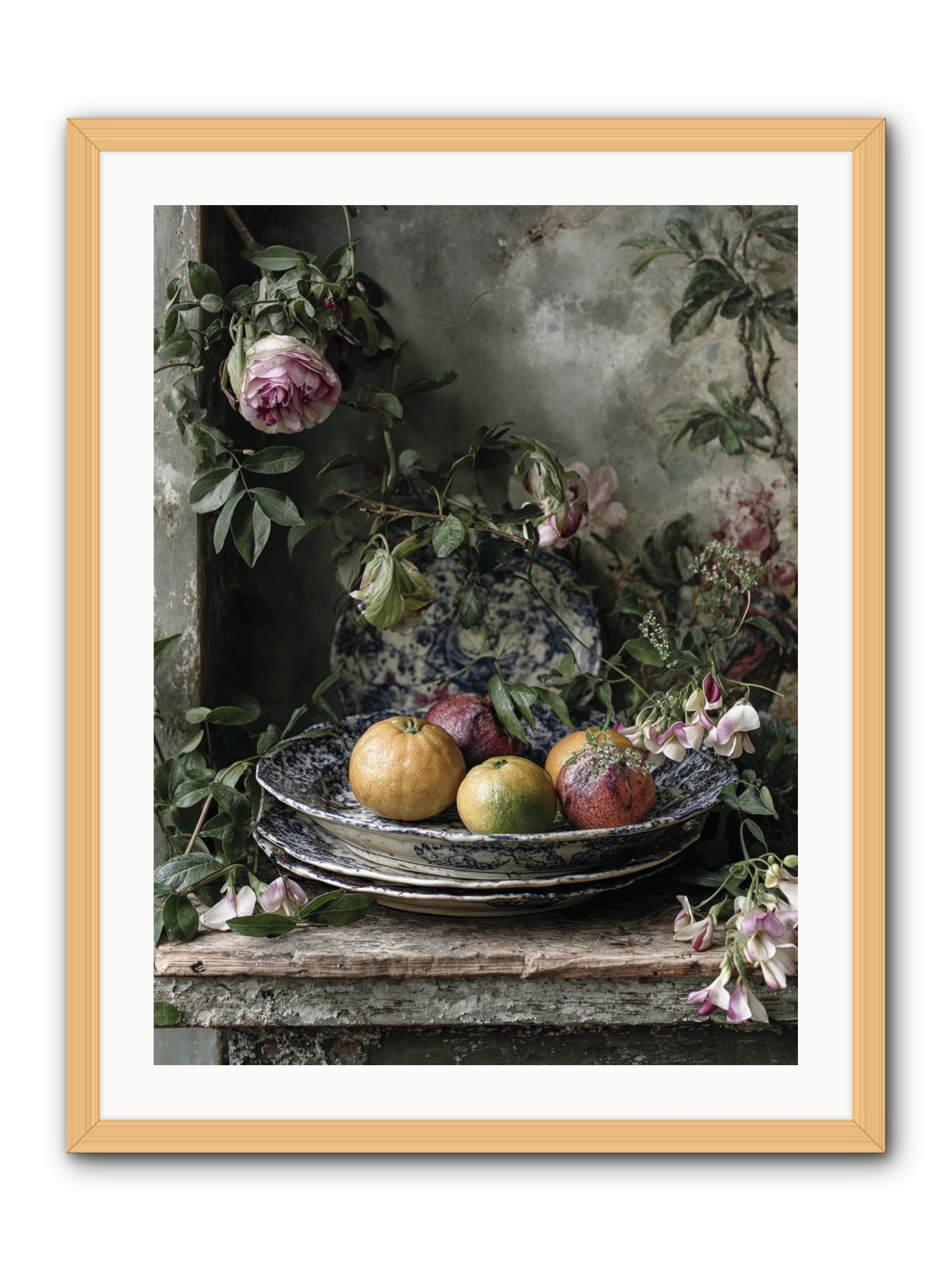 honeysett -- Framed Print - Natural 24x32