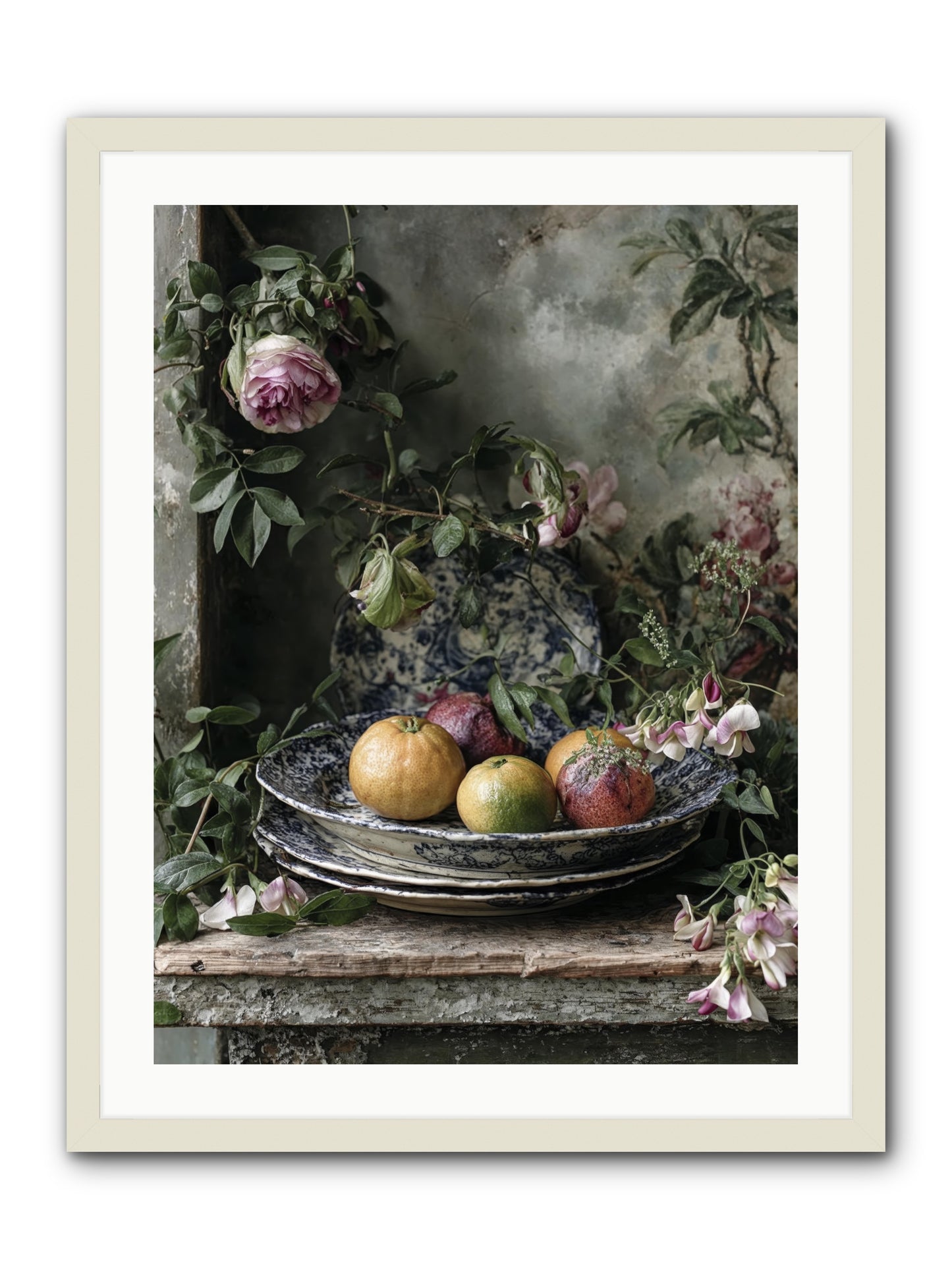 honeysett -- Framed Print - White 24x32