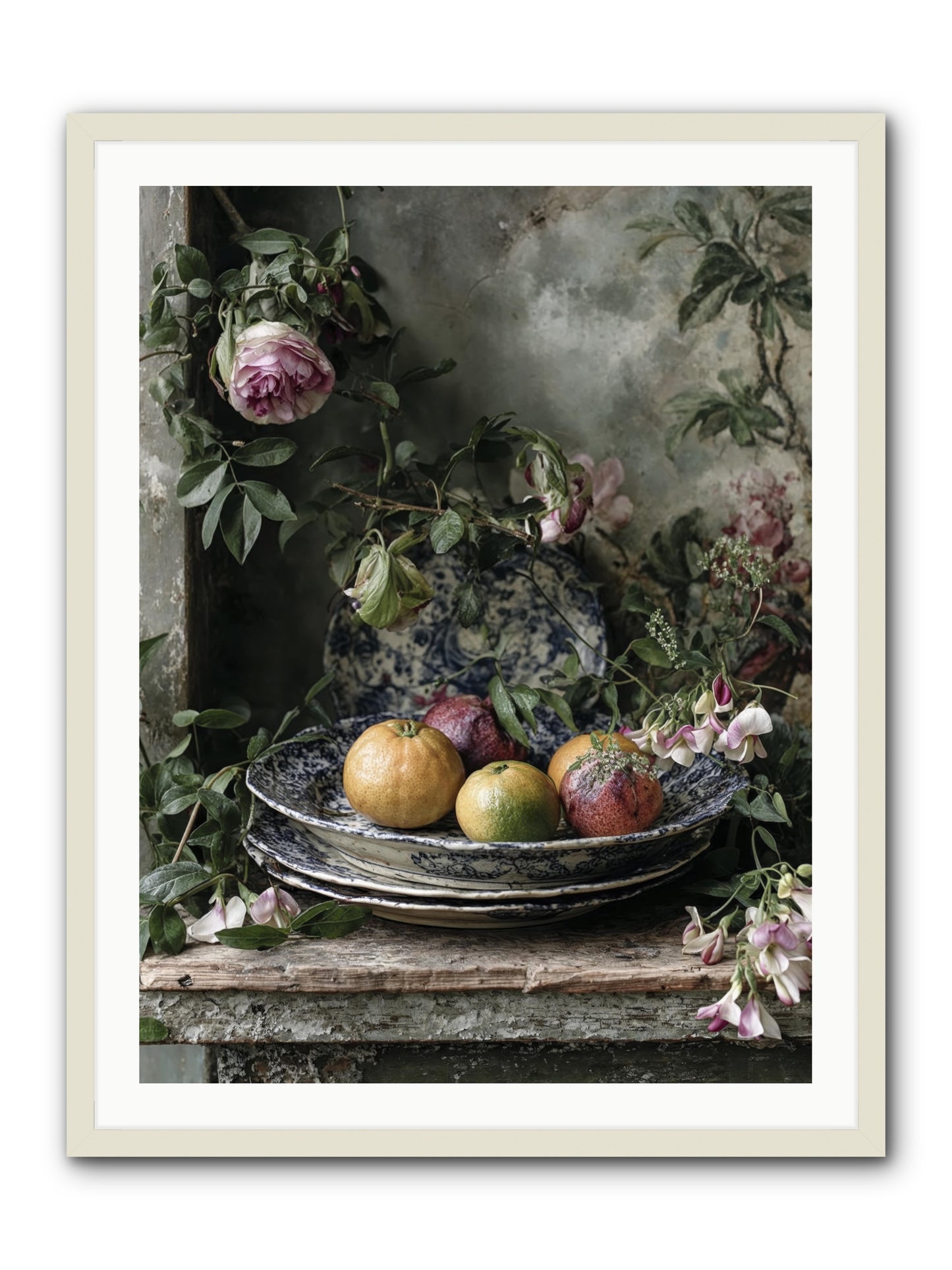 honeysett -- Framed Print - White 30x40