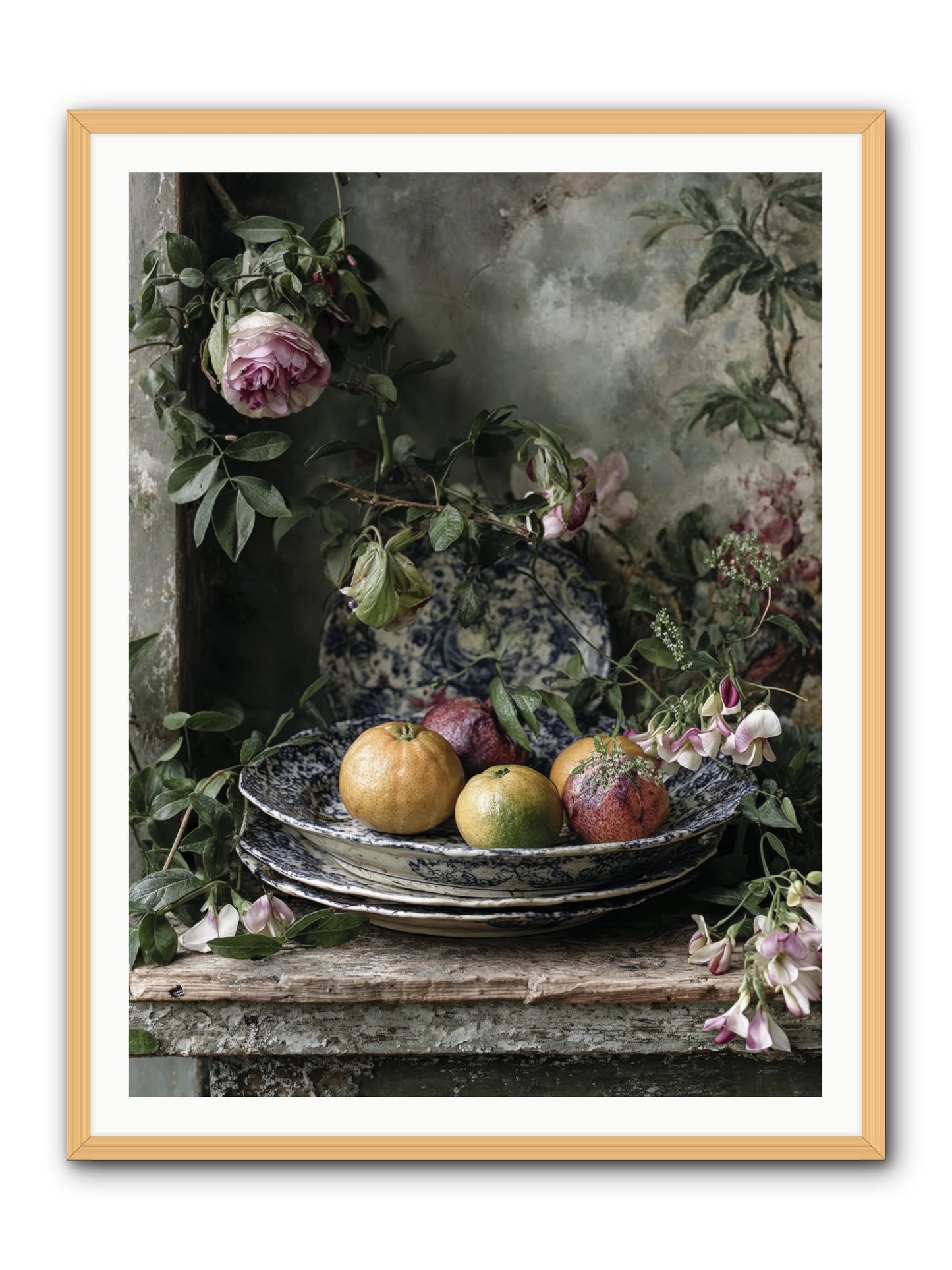 honeysett -- Framed Print - Natural 36x48