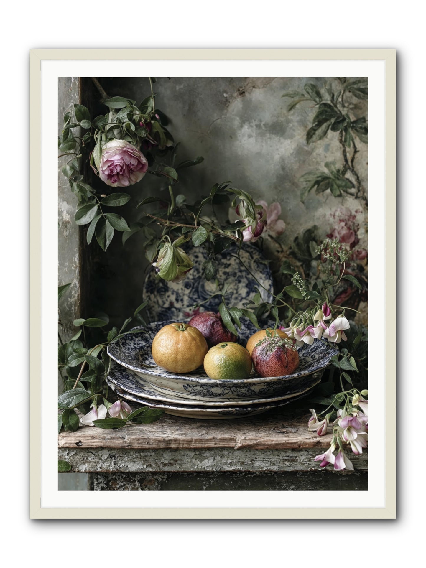 honeysett -- Framed Print - White 36x48