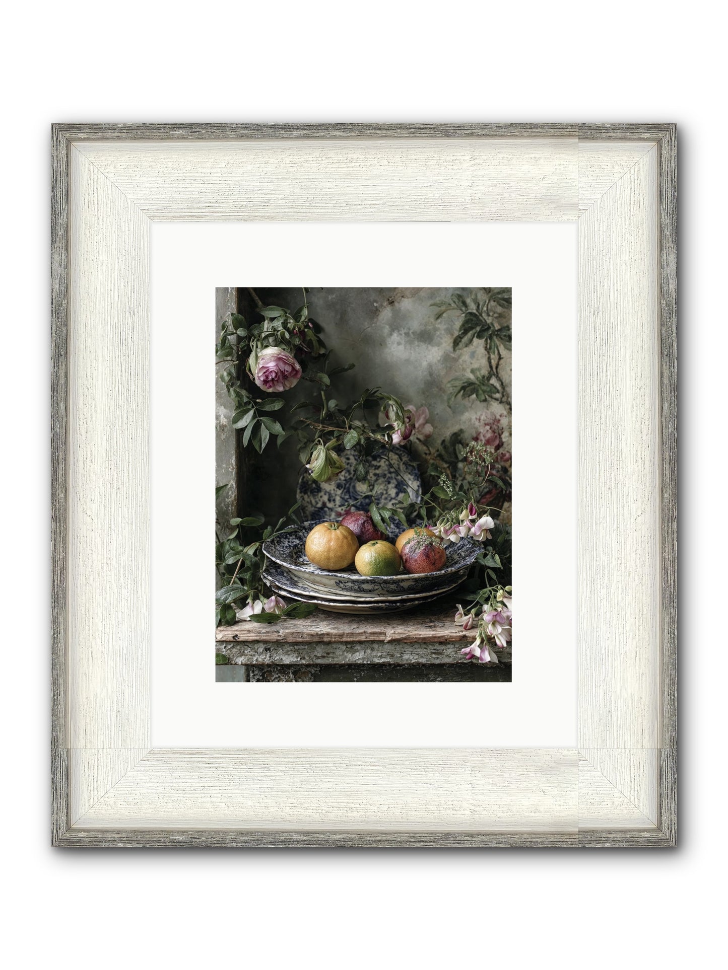 Honeysett Framed Print - Driftwood White 9x12