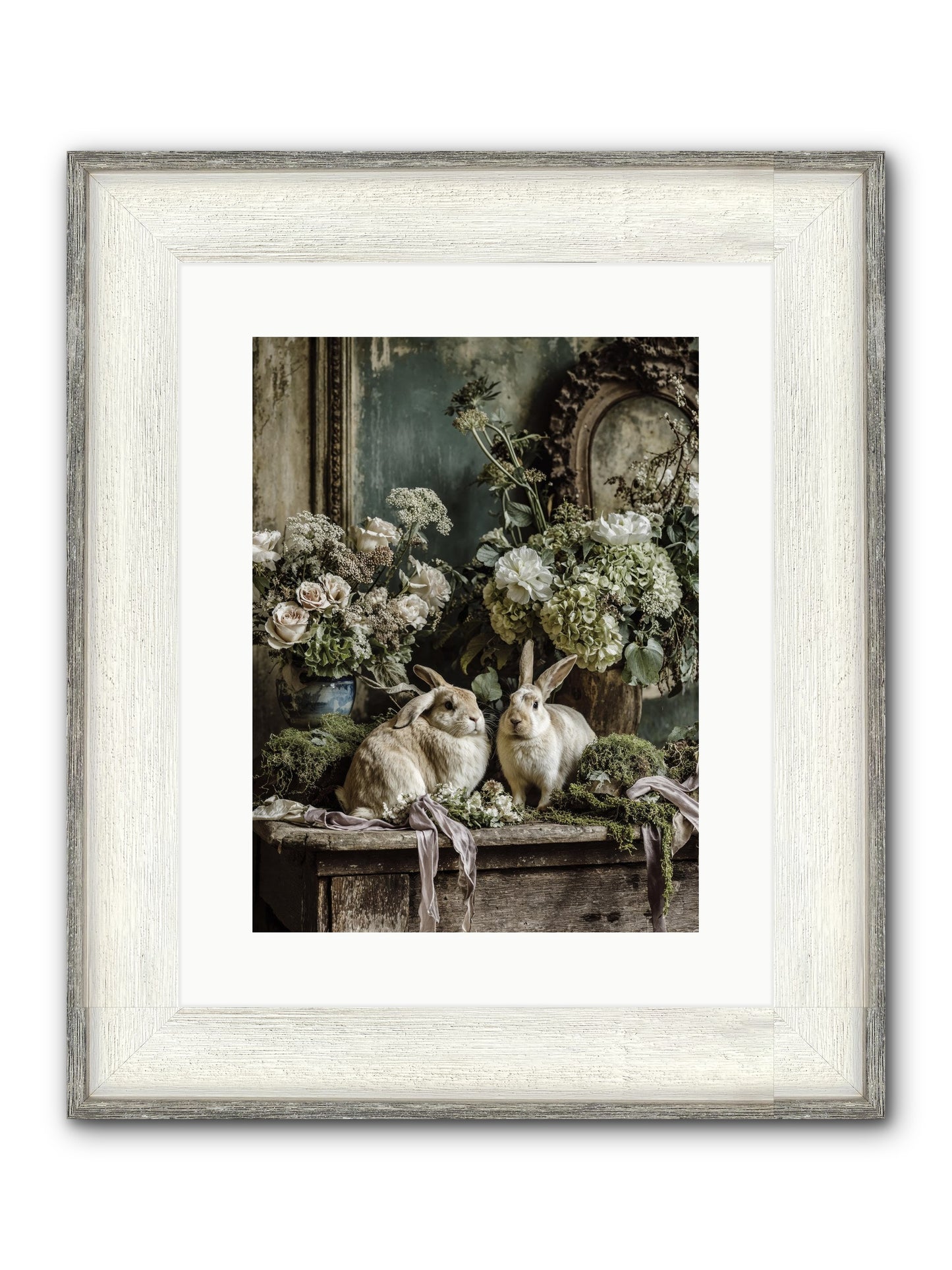 Honneur Framed Print - Driftwood White 12x16