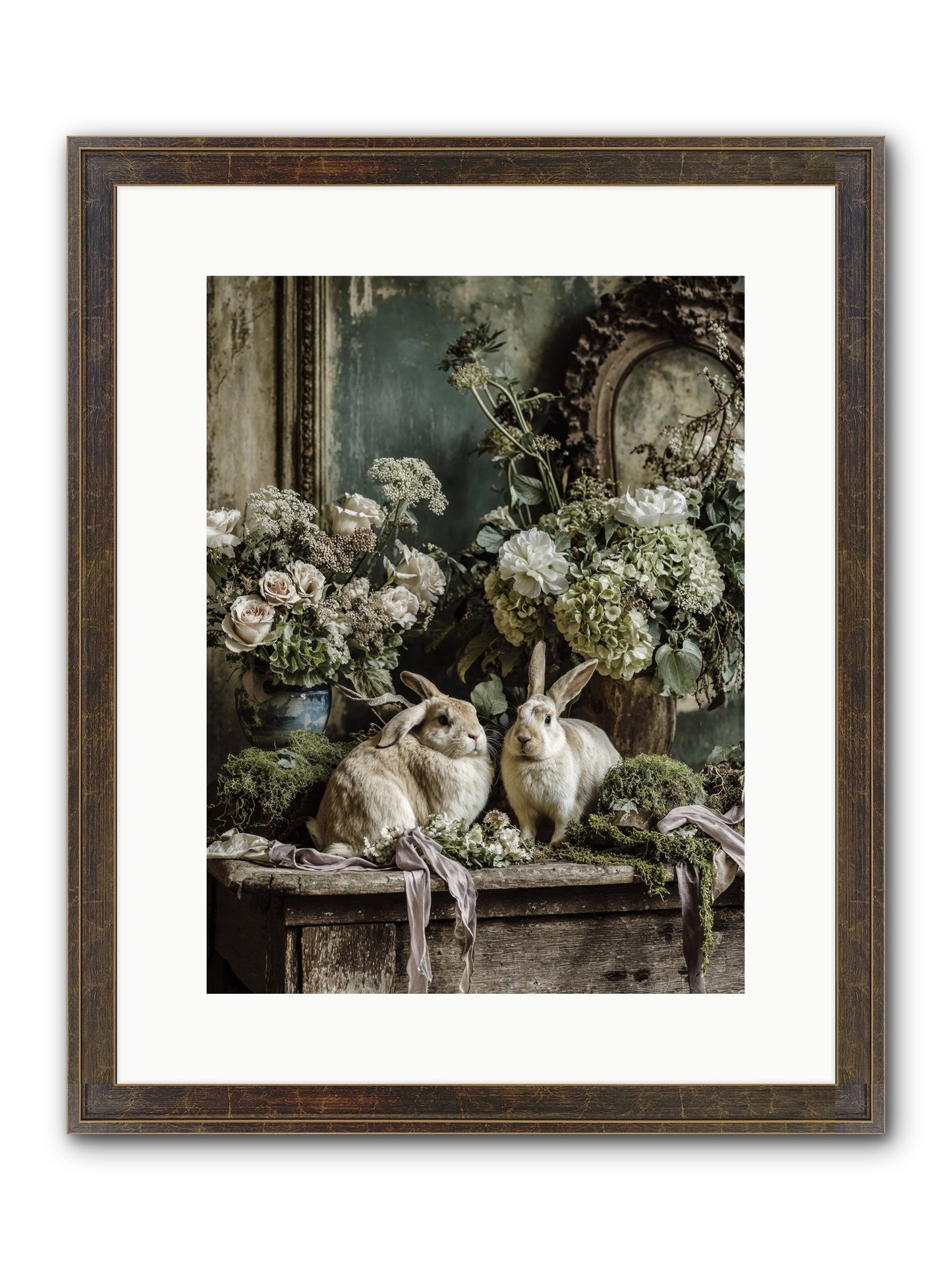 Honneur Framed Print - Slimwoods Black/Gold 12x16