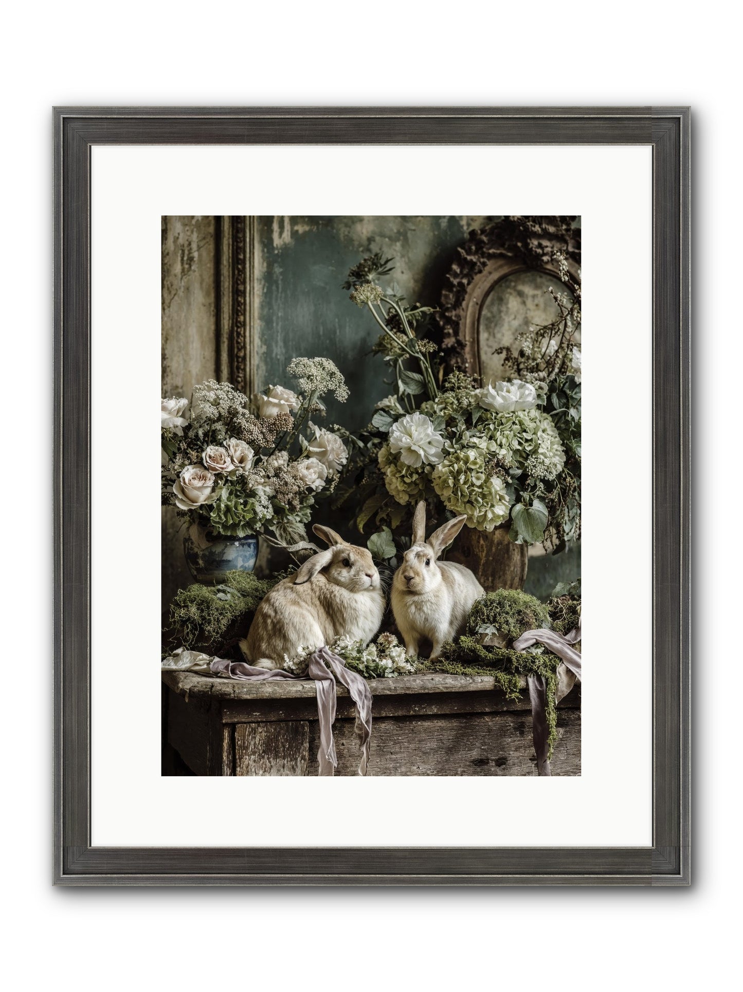 Honneur Framed Print - Slimwoods Black/Silver 12x16