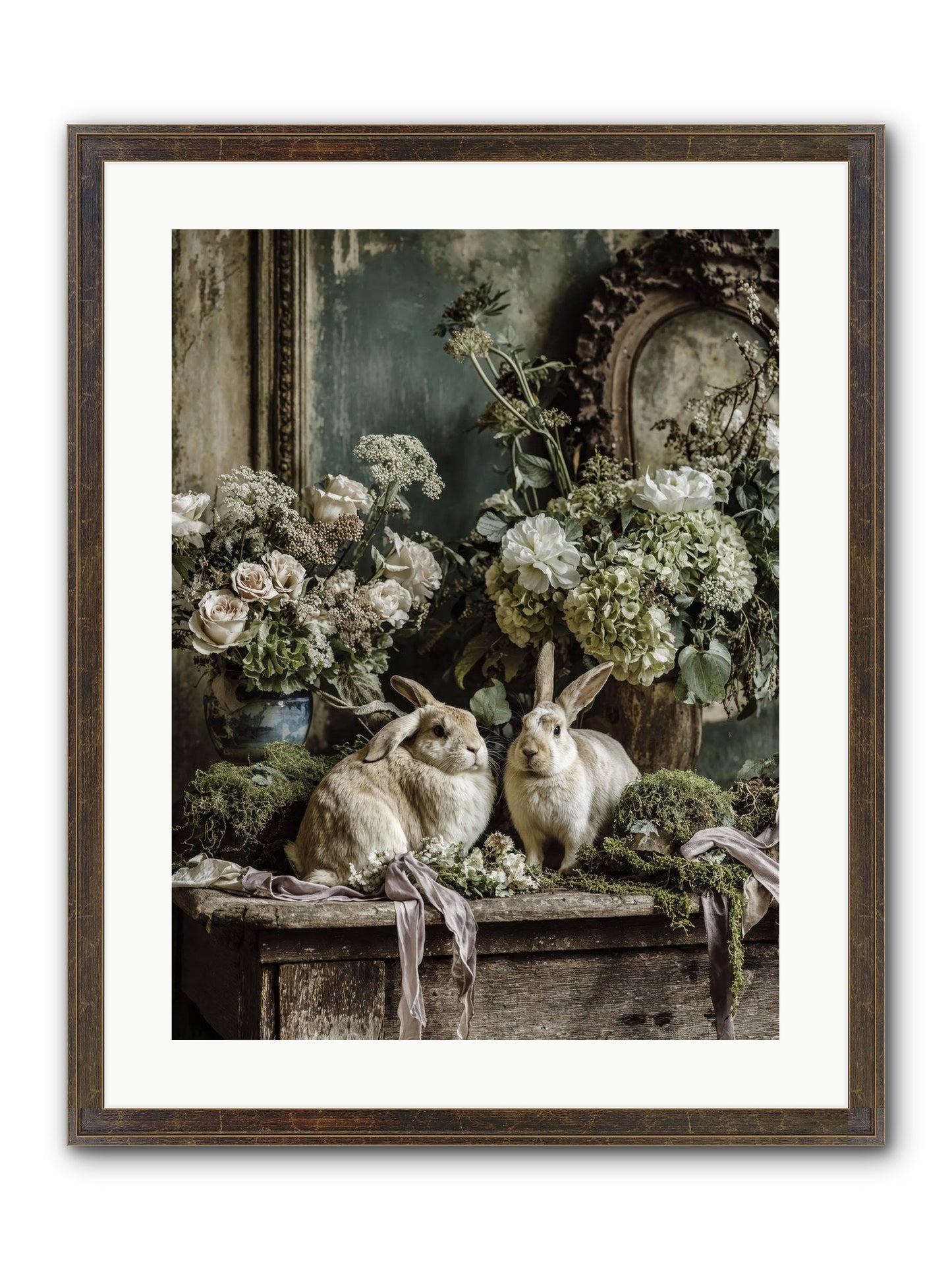 Honneur Framed Print - Slimwoods Black/Gold 18x24