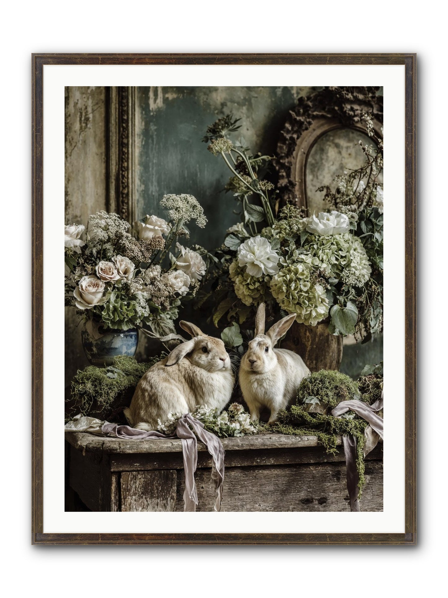 Honneur Framed Print - Slimwoods Black/Gold 30x40