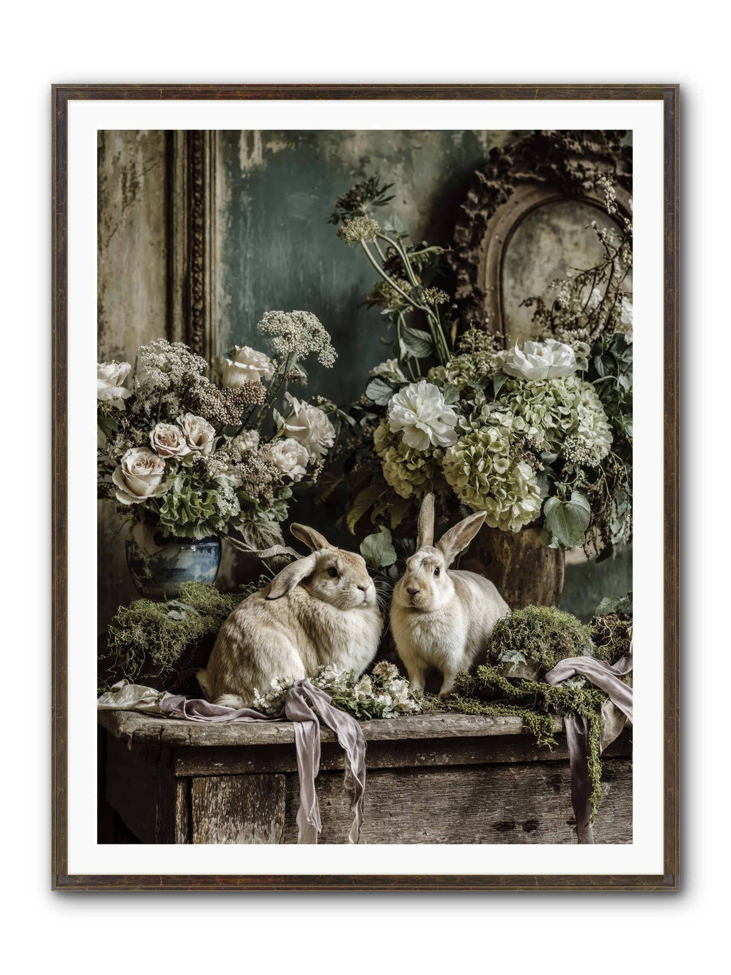 Honneur Framed Print - Slimwoods Black/Gold 36x48