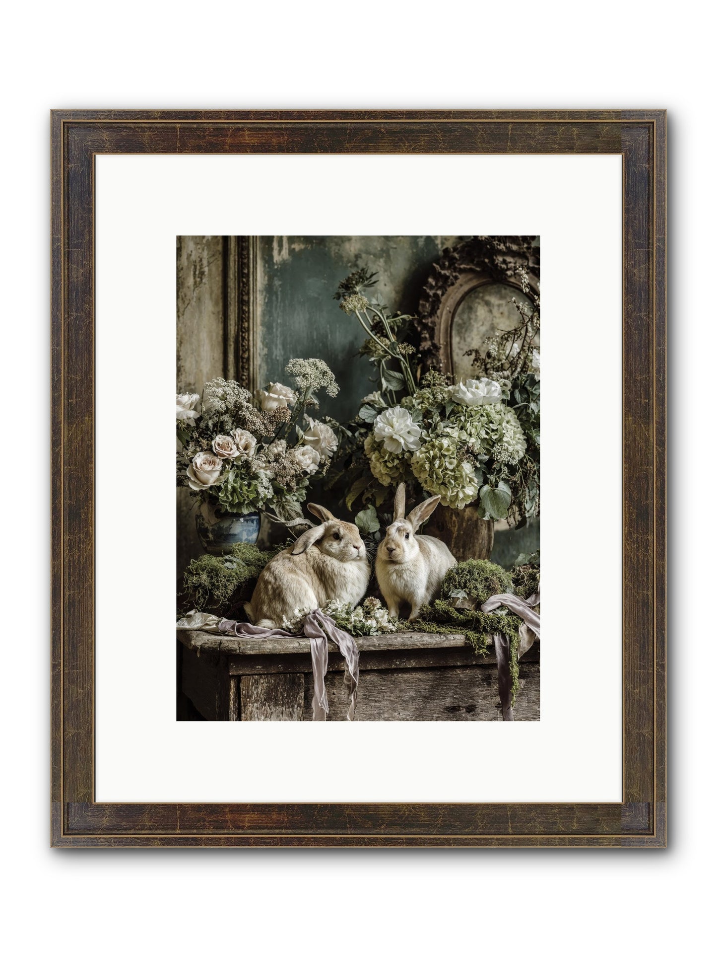 Honneur Framed Print - Slimwoods Black/Gold 9x12