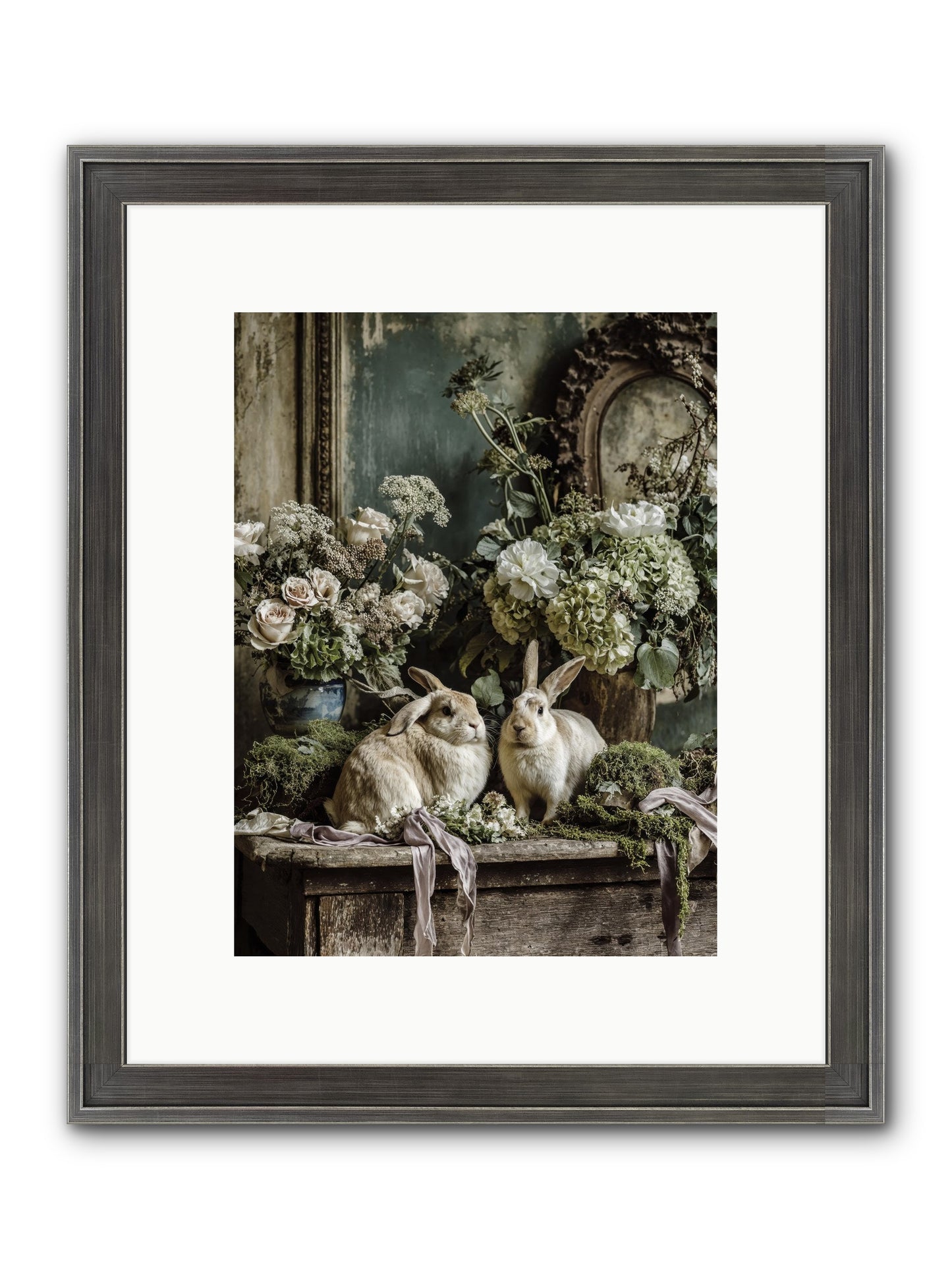 Honneur Framed Print - Slimwoods Black/Silver 9x12