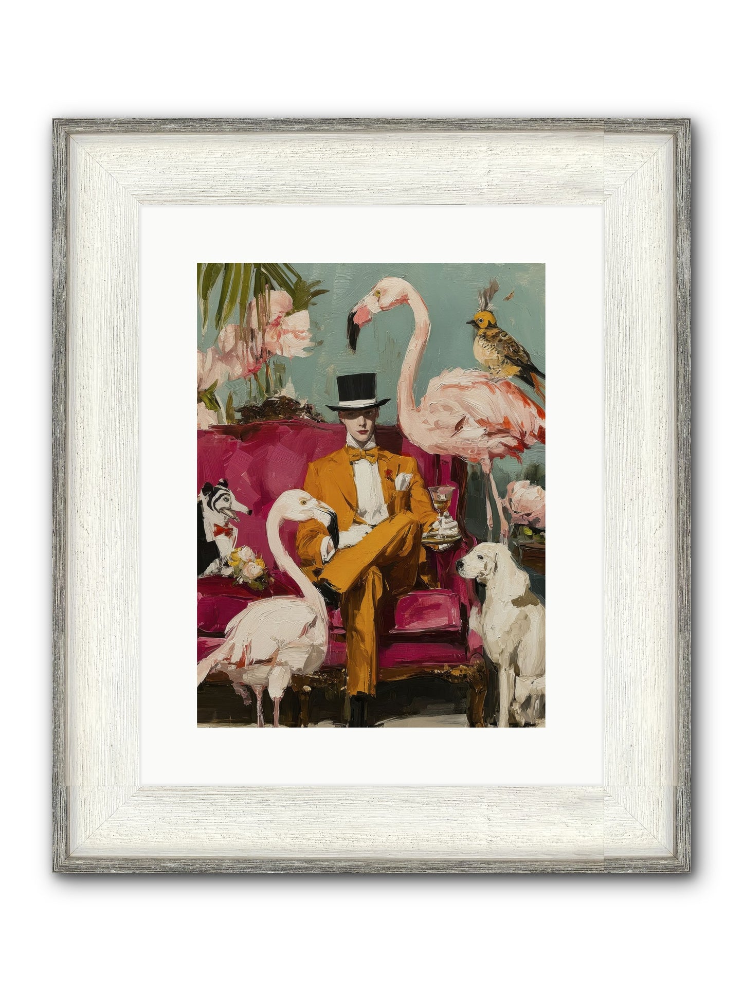 Hours Lost In Wonder Framed Print - Driftwood White 12x16