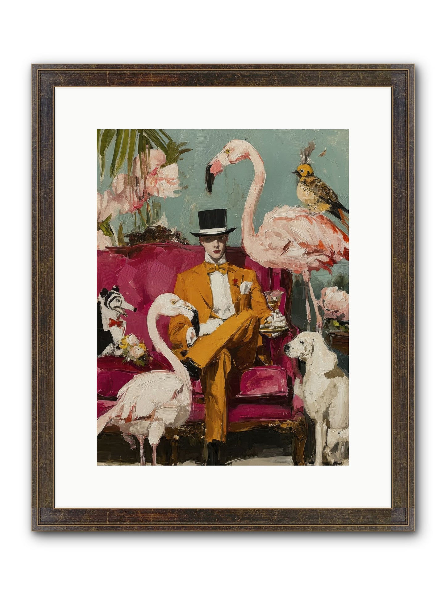 Hours Lost In Wonder Framed Print - Slimwoods Black/Gold 12x16