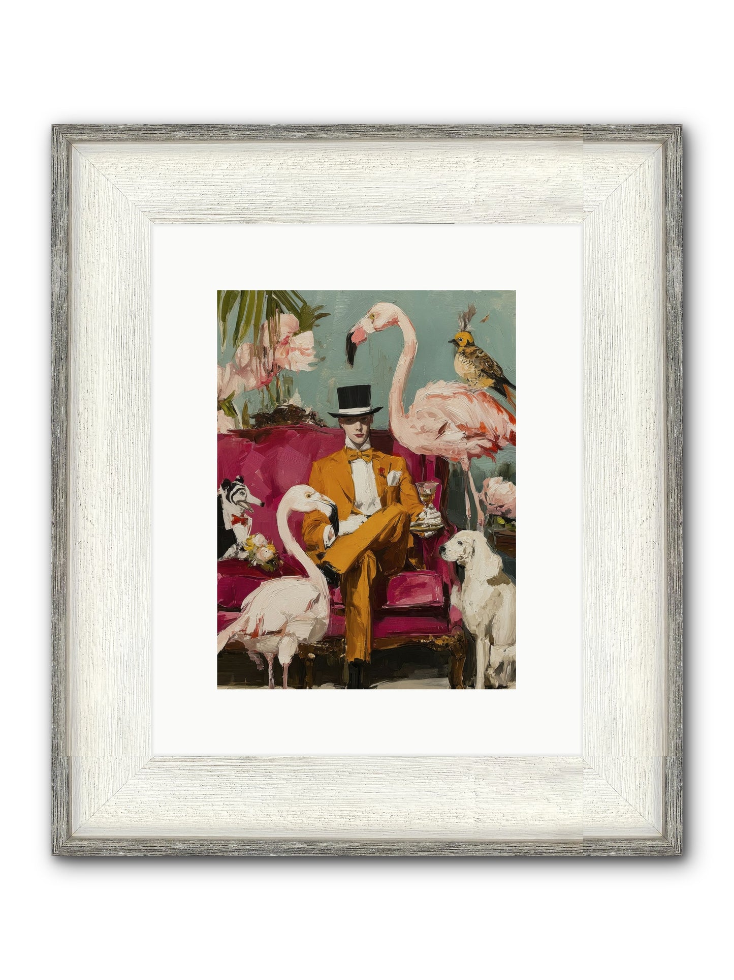 Hours Lost In Wonder Framed Print - Driftwood White 9x12