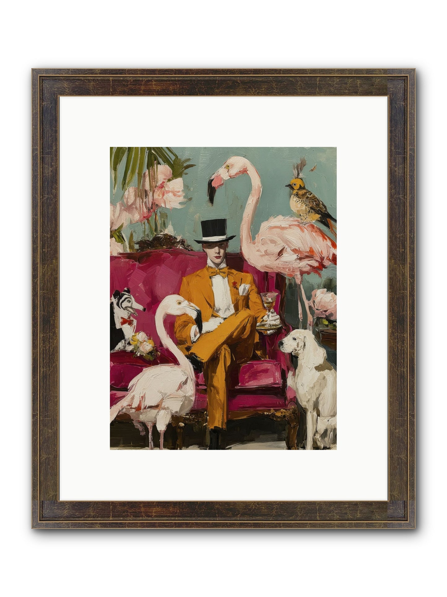 Hours Lost In Wonder Framed Print - Slimwoods Black/Gold 9x12