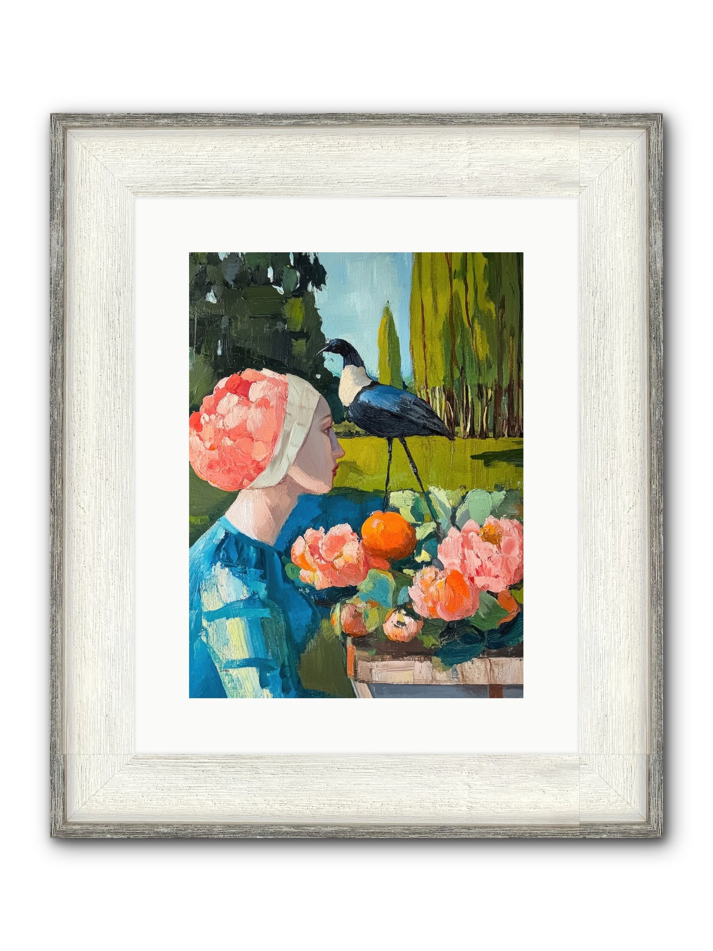 Hours Of Anticipation Framed Print - Driftwood White 12x16