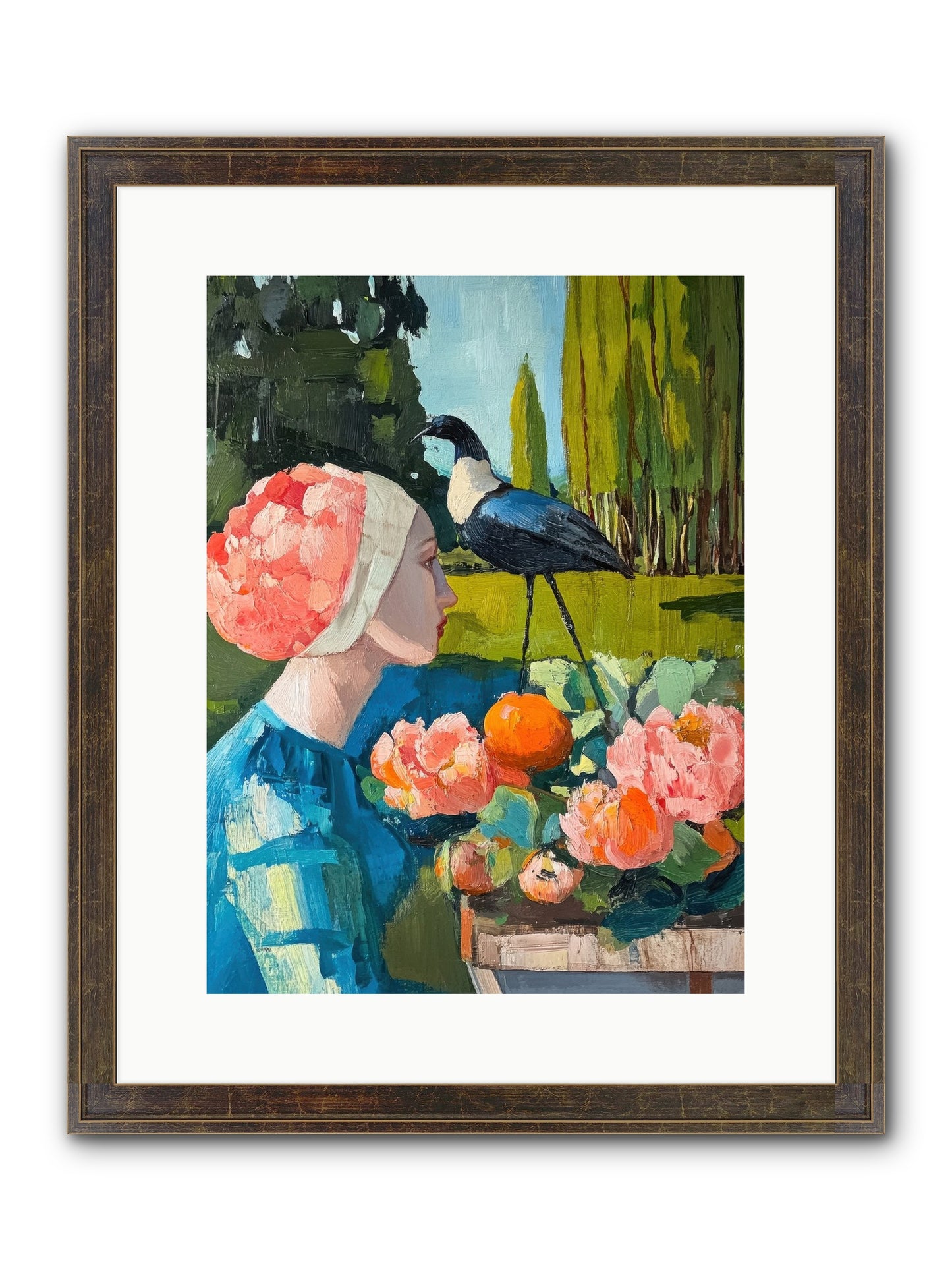 Hours Of Anticipation Framed Print - Slimwoods Black/Gold 12x16