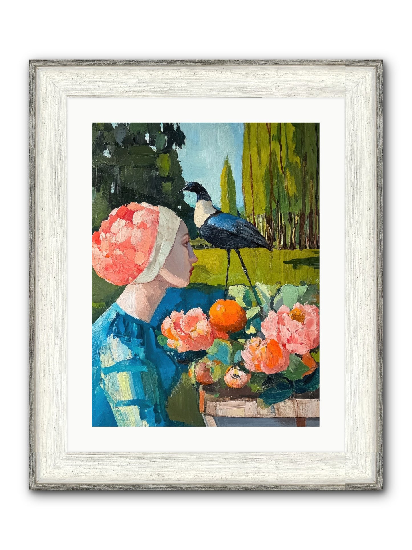 Hours Of Anticipation Framed Print - Driftwood White 18x24
