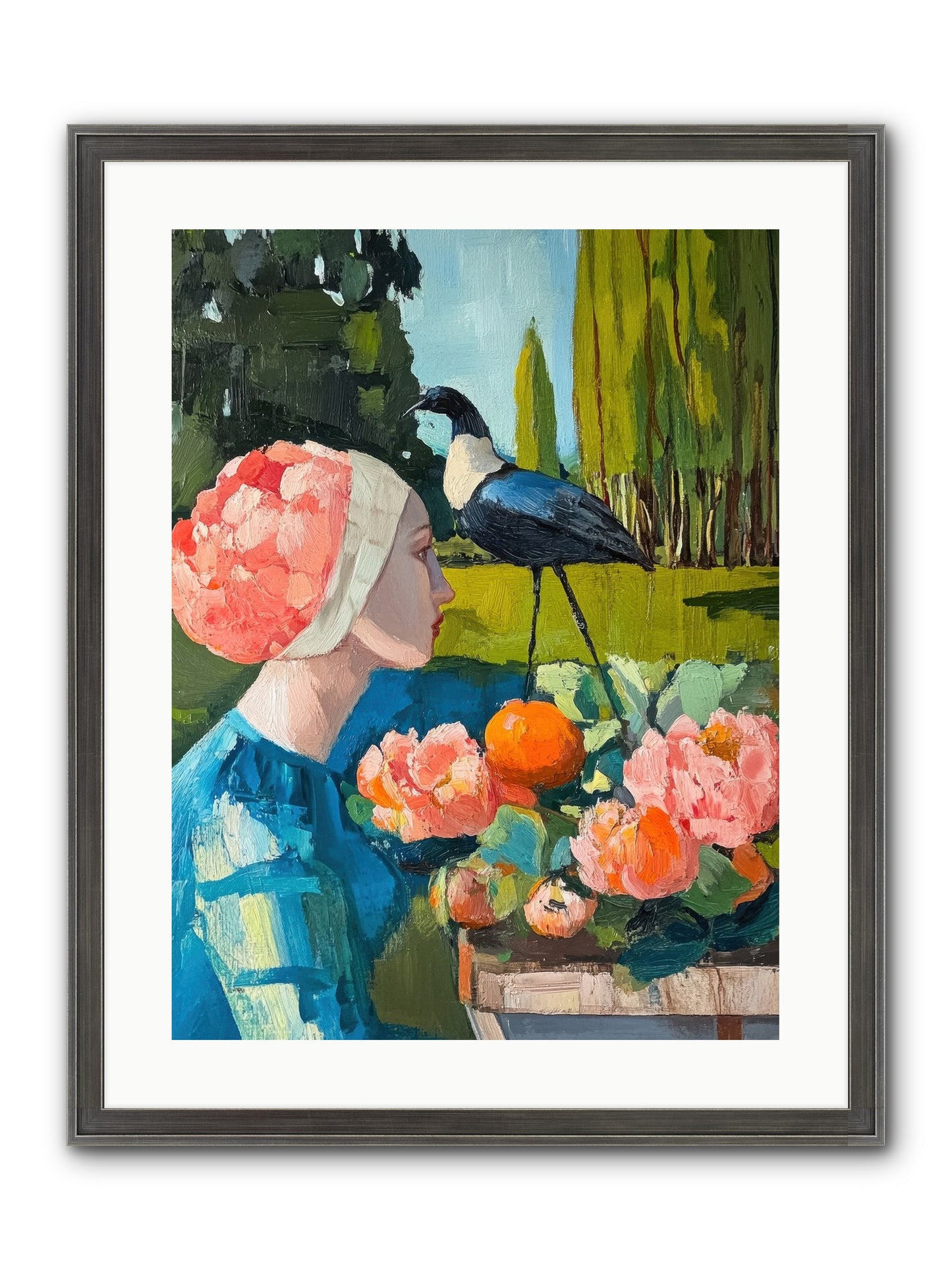Hours Of Anticipation Framed Print - Slimwoods Black/Silver 18x24