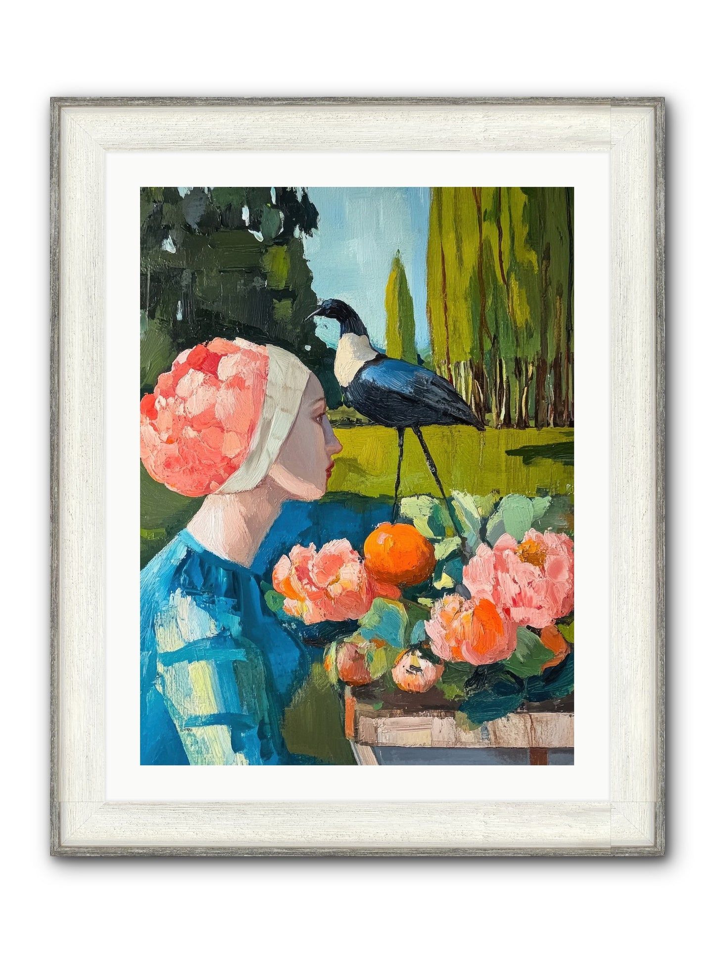 Hours Of Anticipation Framed Print - Driftwood White 24x32