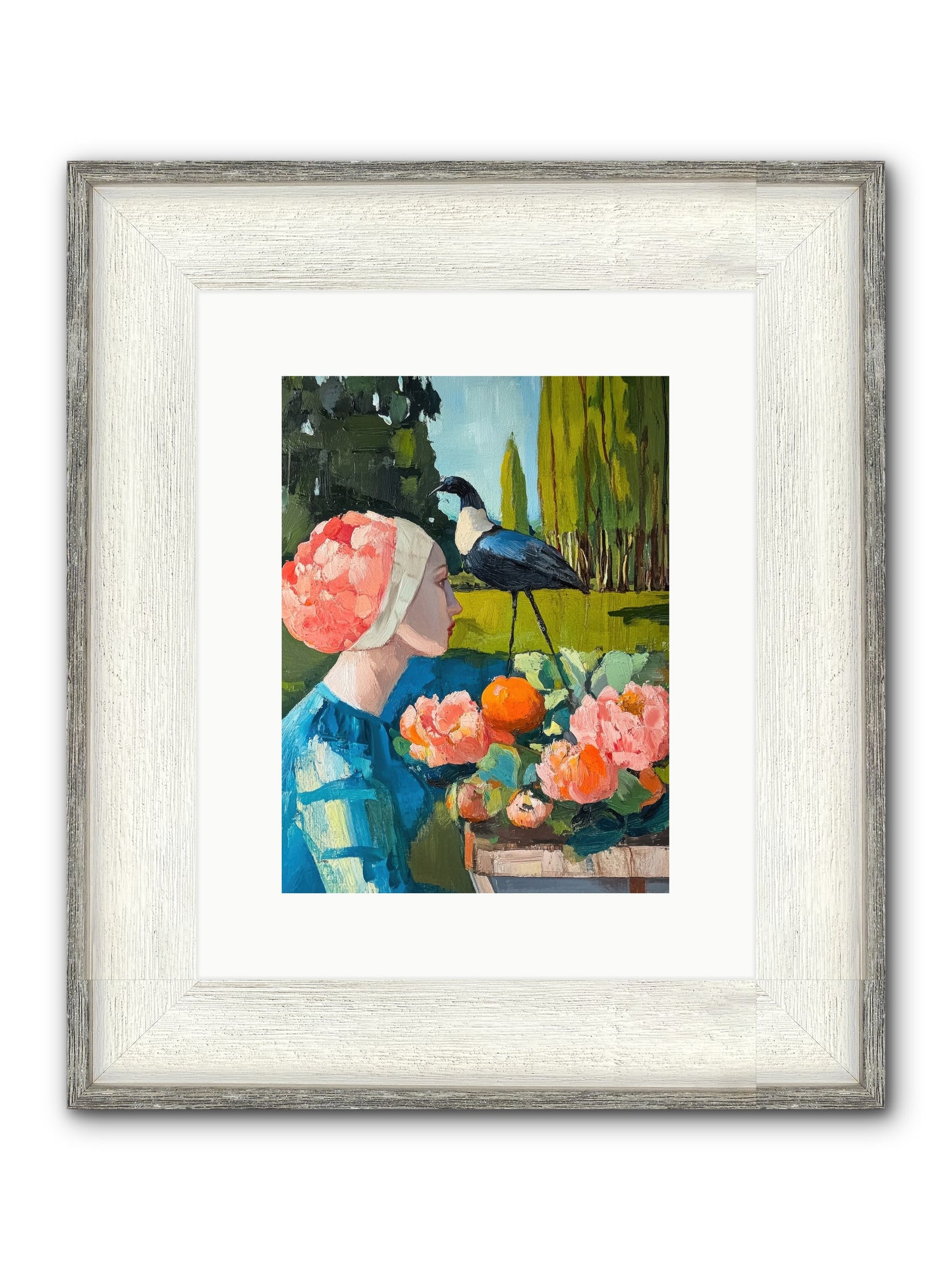 Hours Of Anticipation Framed Print - Driftwood White 9x12
