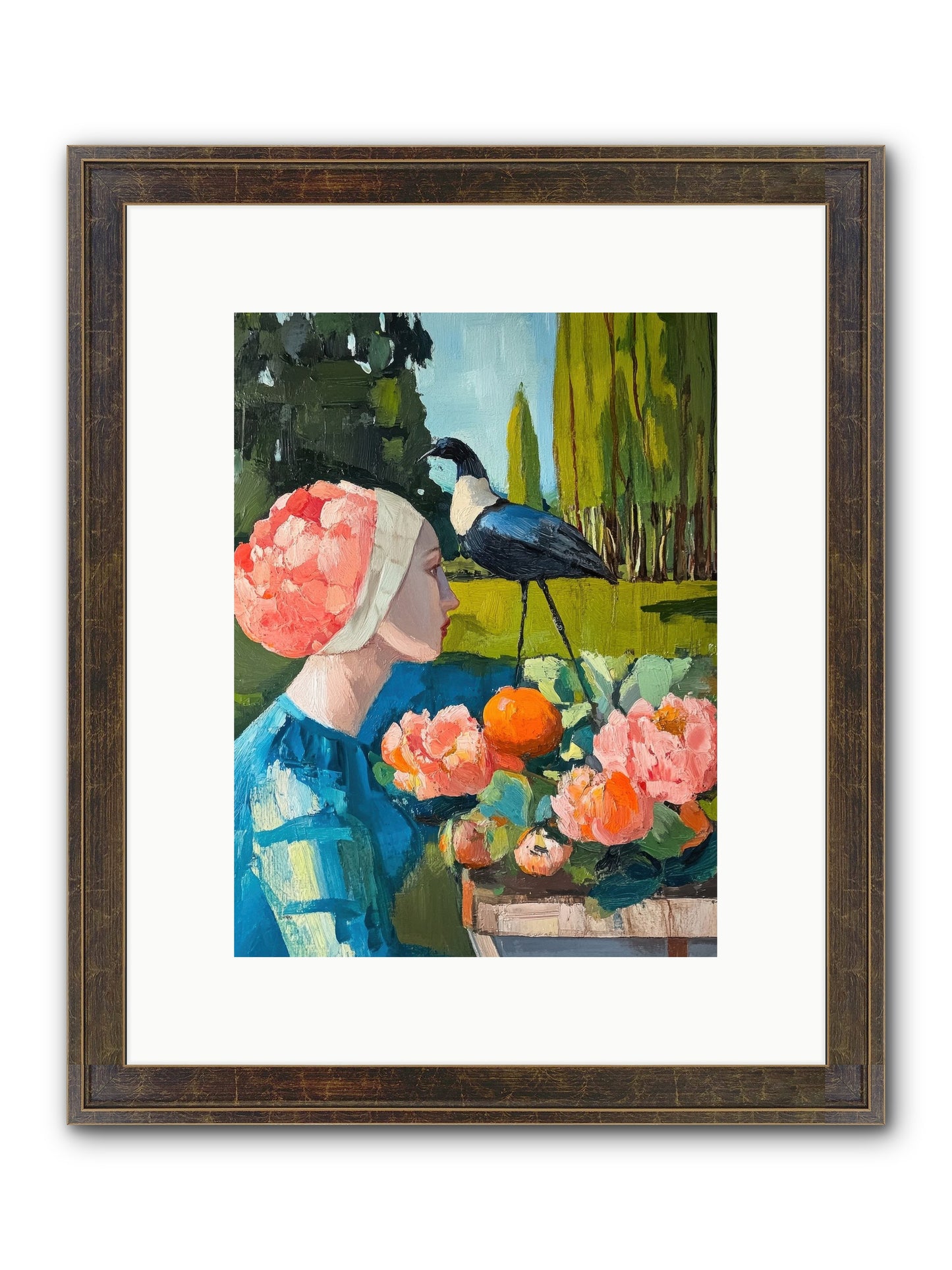Hours Of Anticipation Framed Print - Slimwoods Black/Gold 9x12